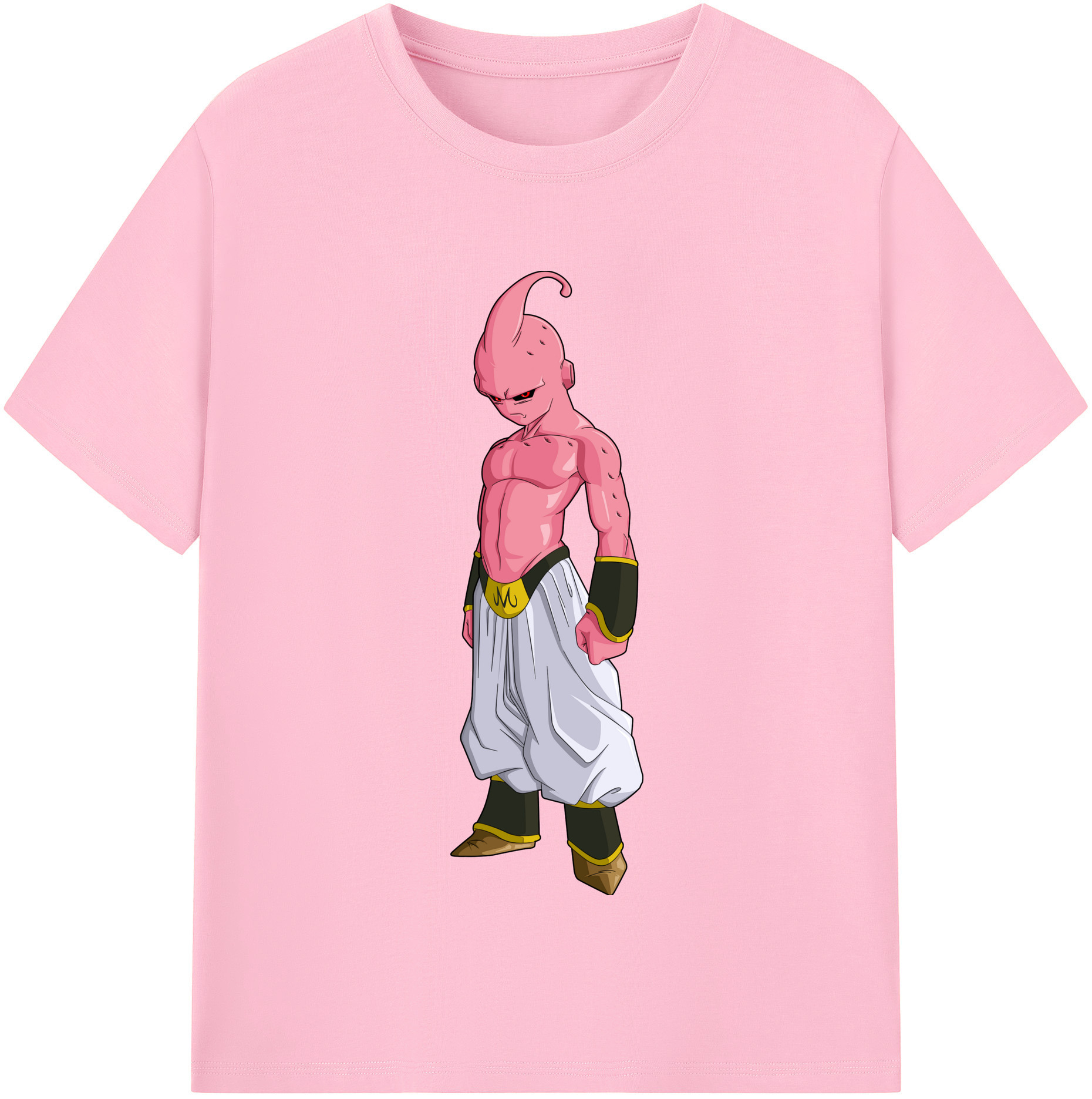 （画像用） ドラゴンボール 魔人ブウ DRAGON BALL Majin Buu 綿100％半袖Tシャツ（フロントプリント）