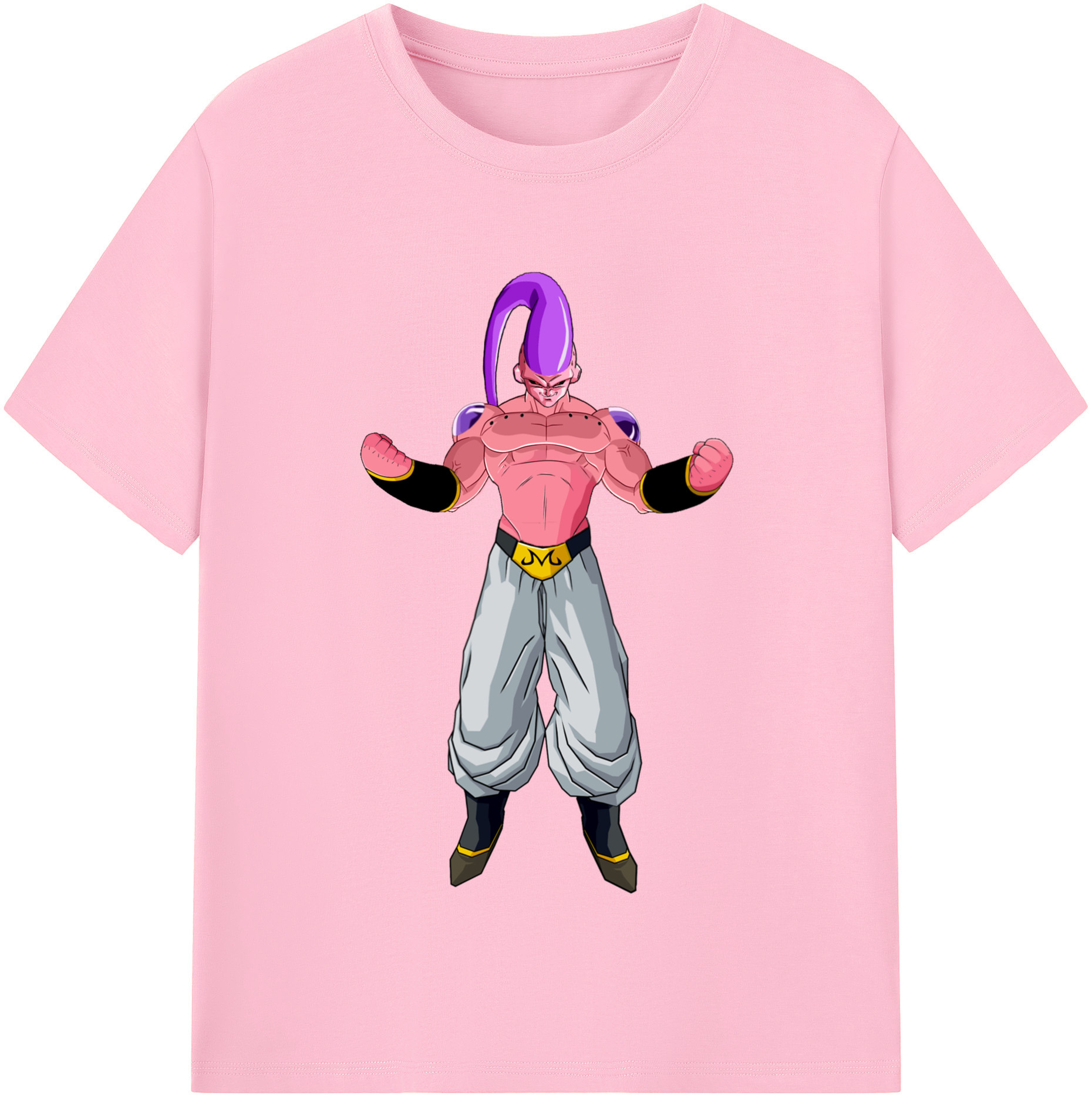 （画像用） ドラゴンボール 魔人ブウ DRAGON BALL Majin Buu 綿100％半袖Tシャツ（フロントプリント）