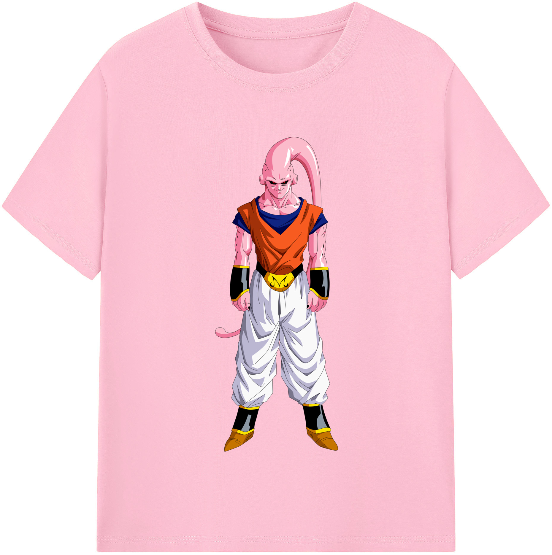 （画像用） ドラゴンボール 魔人ブウ DRAGON BALL Majin Buu 綿100％半袖Tシャツ（フロントプリント）