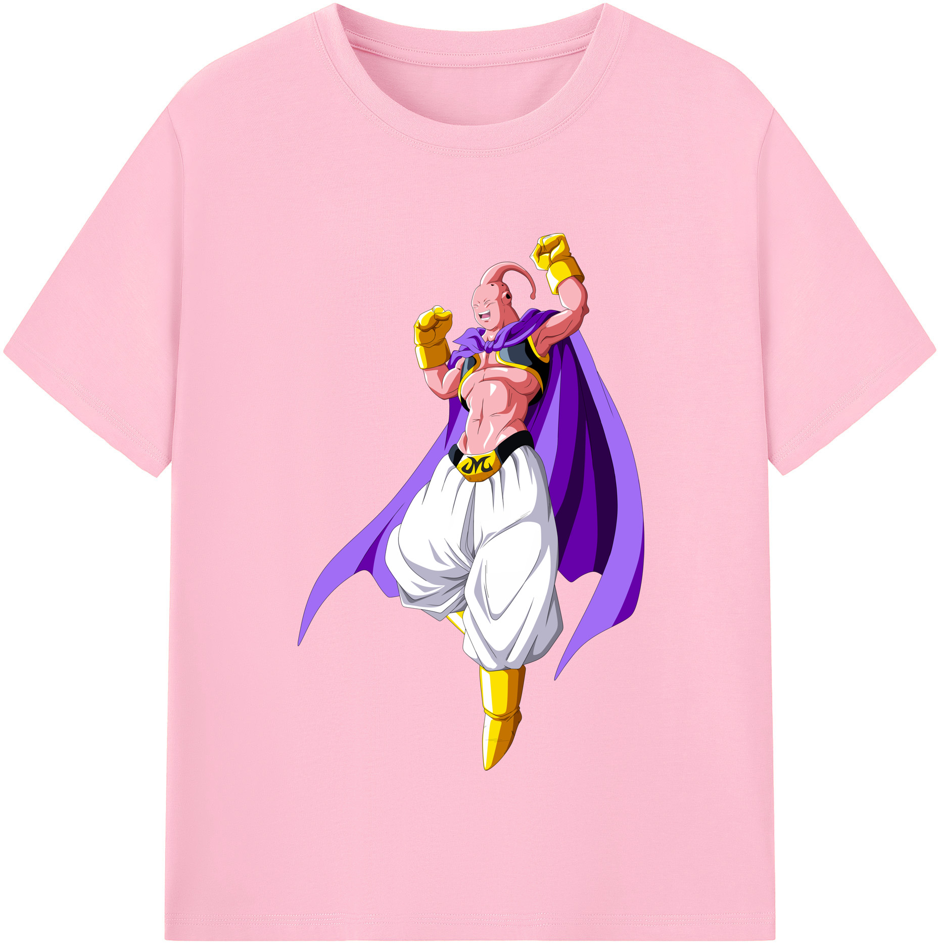 （画像用） ドラゴンボール 魔人ブウ DRAGON BALL Majin Buu 綿100％半袖Tシャツ（フロントプリント）