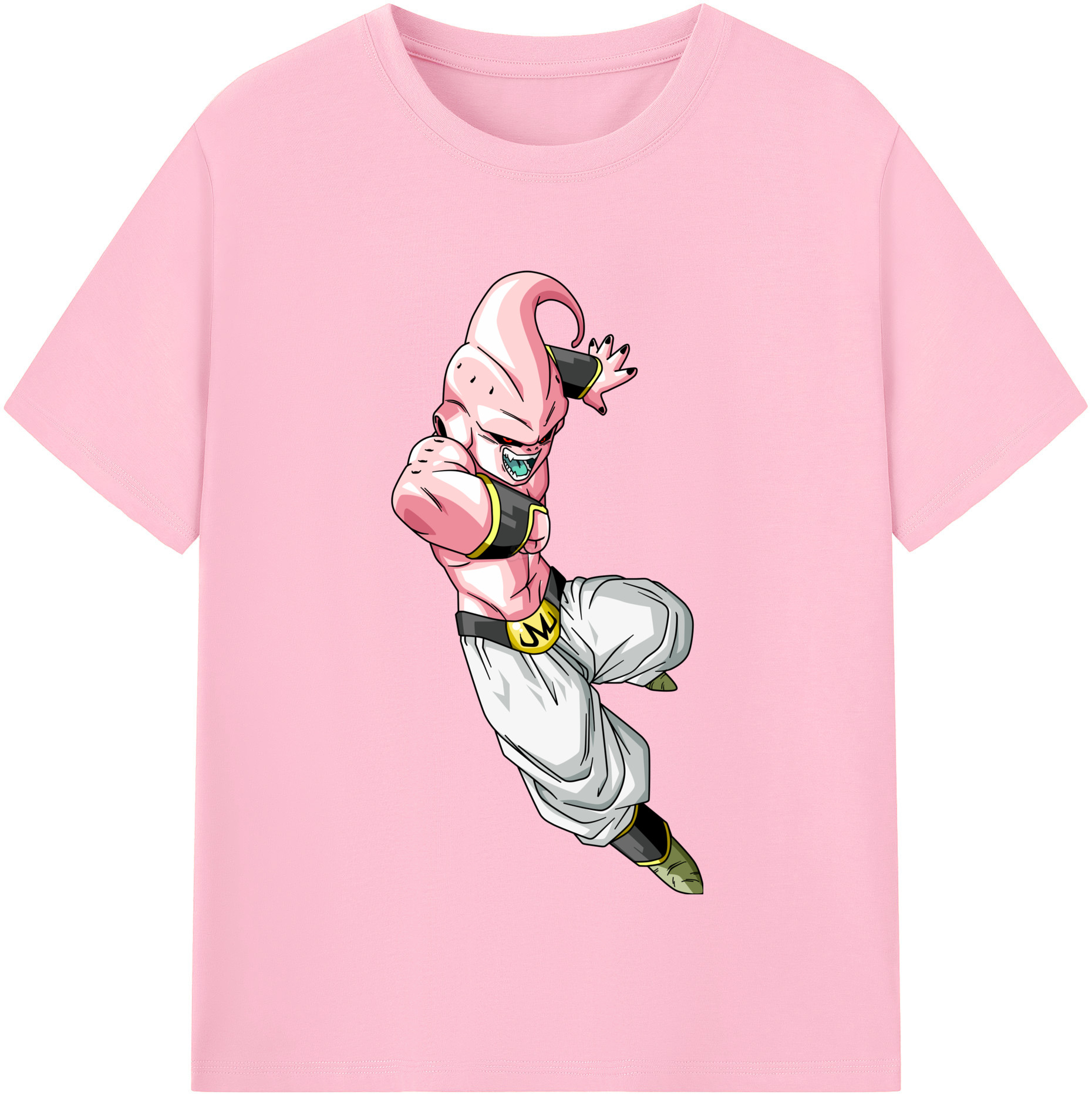 （画像用） ドラゴンボール 魔人ブウ DRAGON BALL Majin Buu 綿100％半袖Tシャツ（フロントプリント）