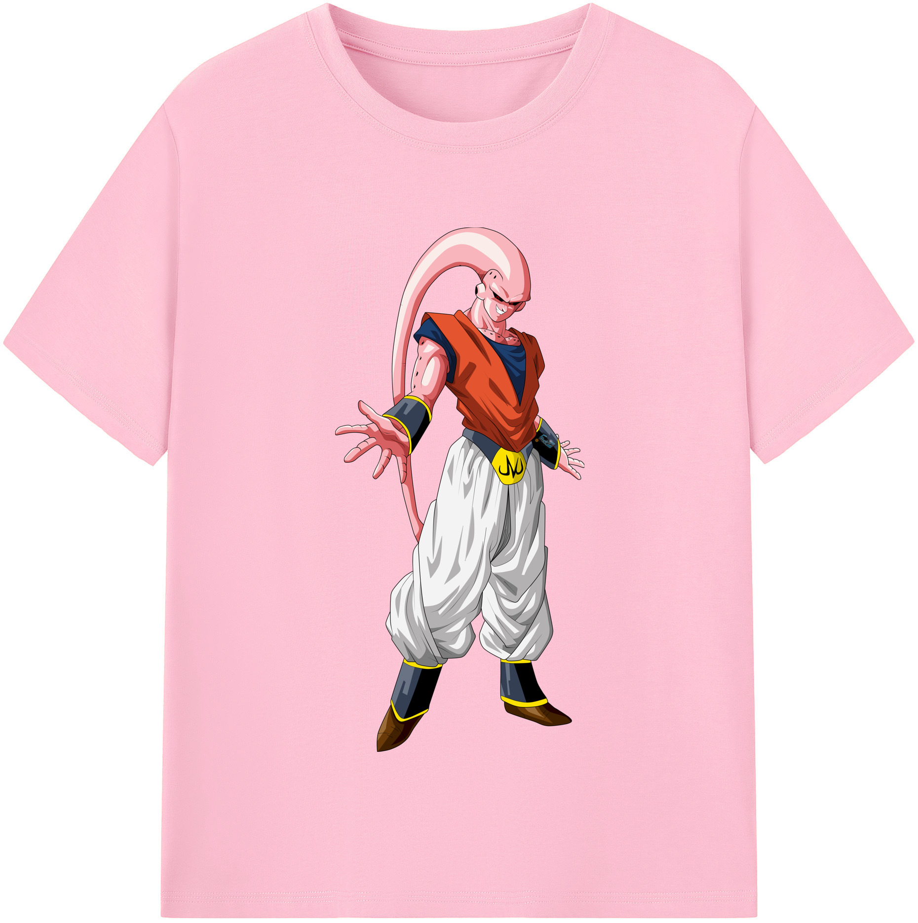 （画像用） ドラゴンボール 魔人ブウ DRAGON BALL Majin Buu 綿100％半袖Tシャツ（フロントプリント）