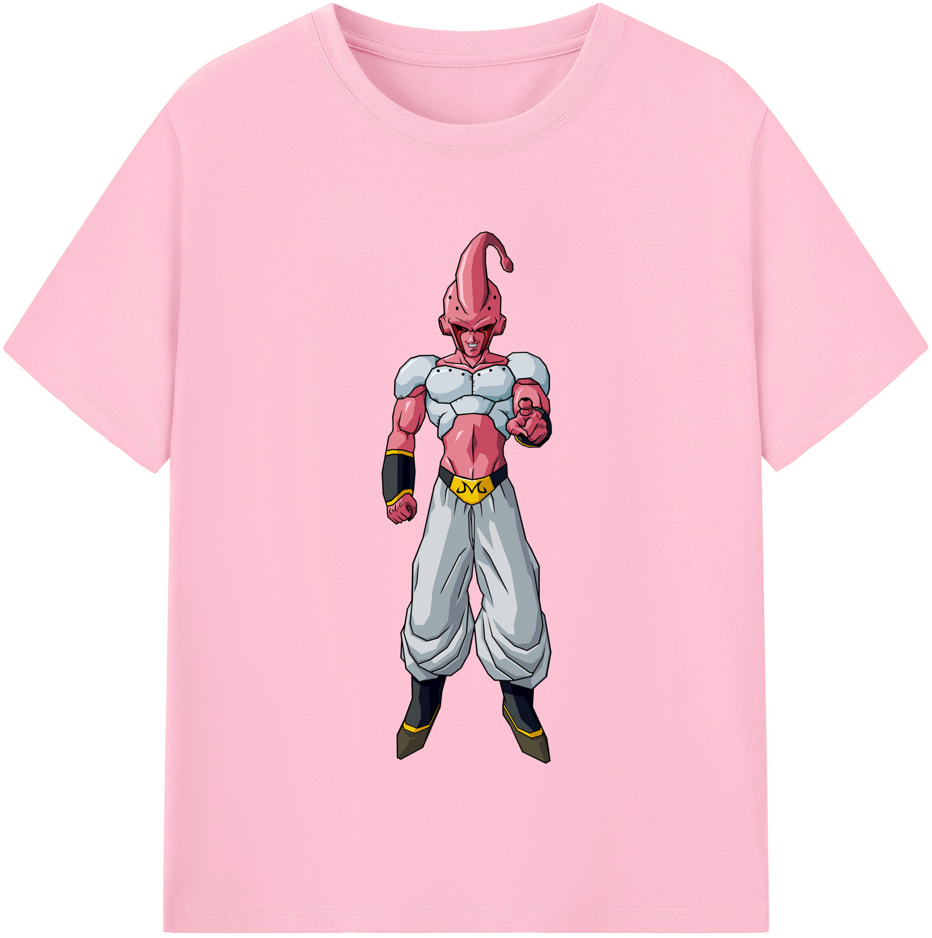 （画像用） ドラゴンボール 魔人ブウ DRAGON BALL Majin Buu 綿100％半袖Tシャツ（フロントプリント）