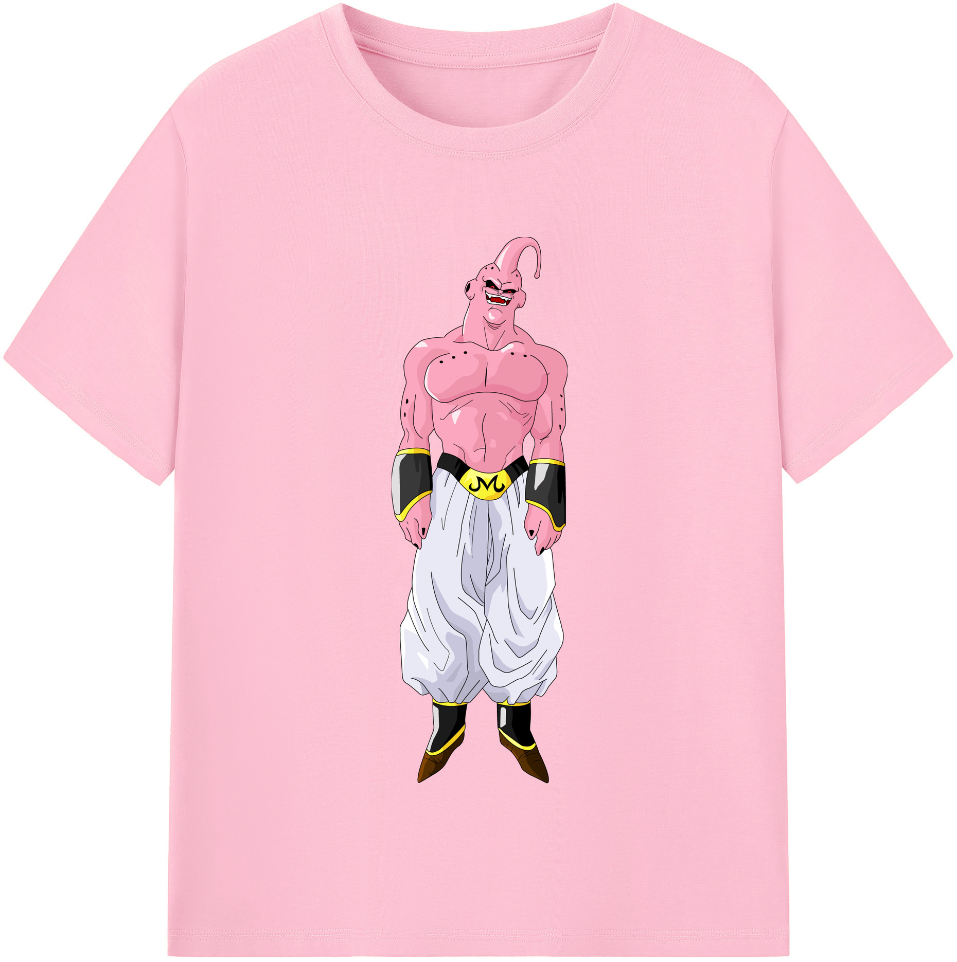 （画像用） ドラゴンボール 魔人ブウ DRAGON BALL Majin Buu 綿100％半袖Tシャツ（フロントプリント）