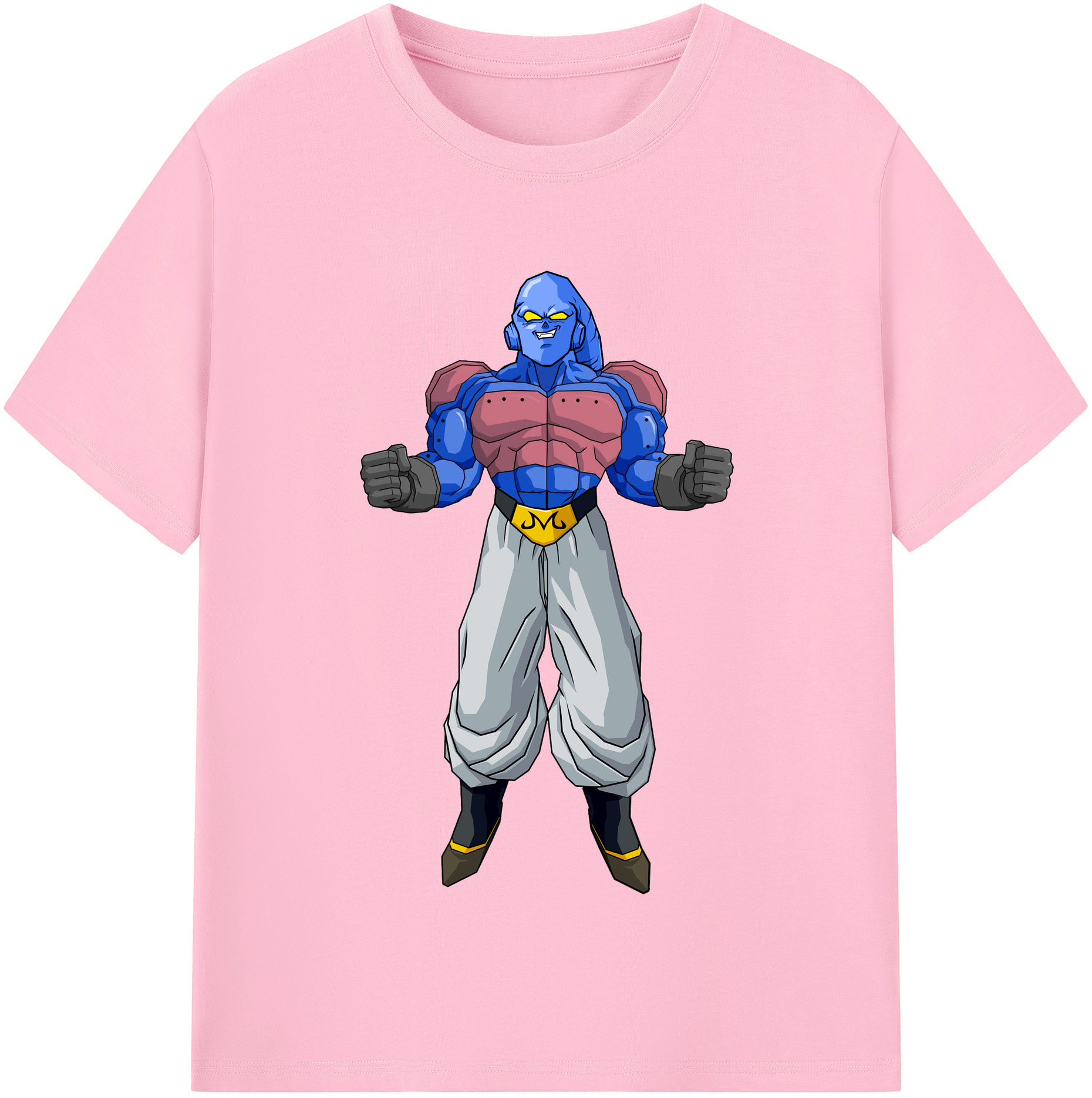 （画像用） ドラゴンボール 魔人ブウ DRAGON BALL Majin Buu 綿100％半袖Tシャツ（フロントプリント）