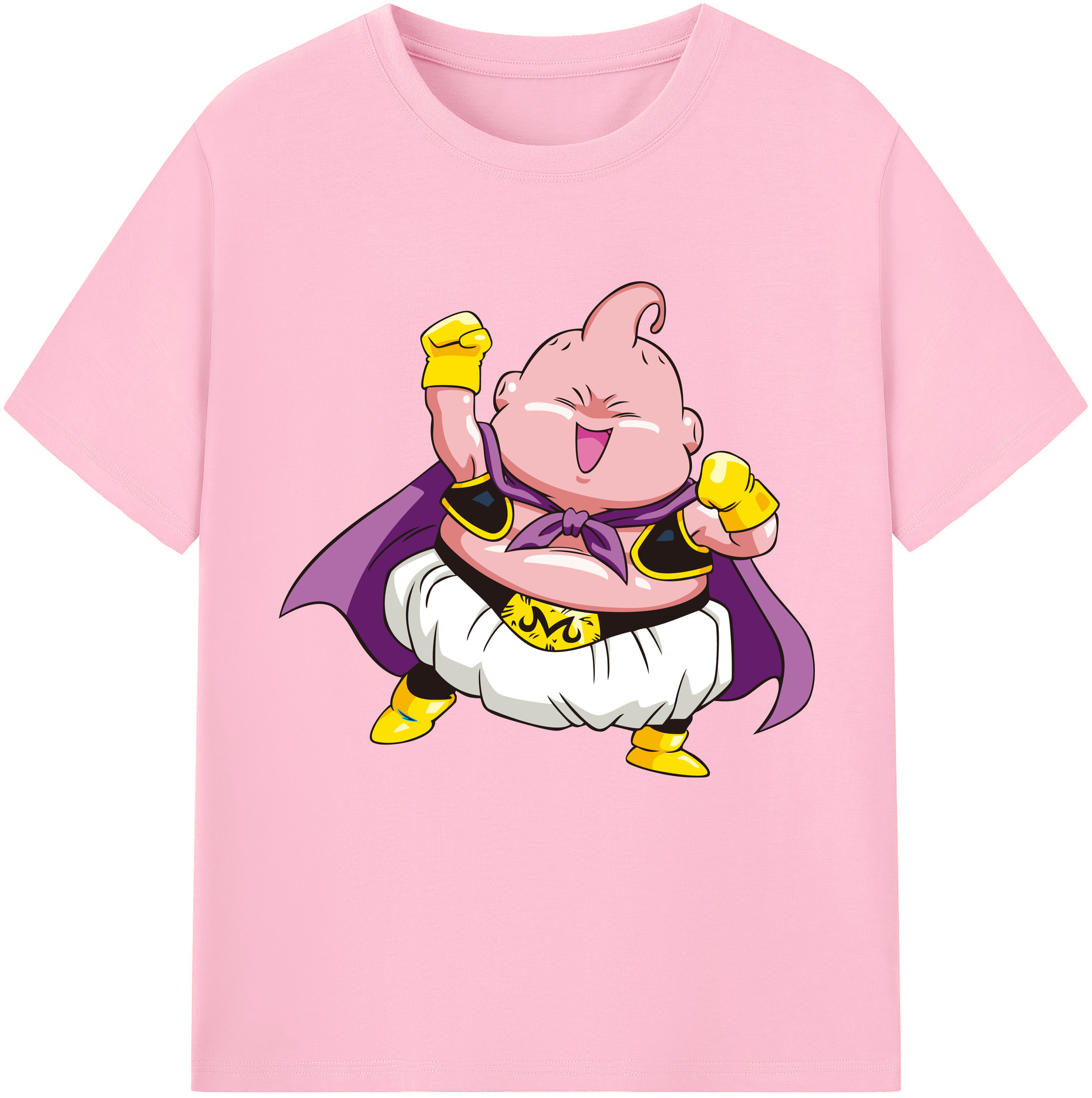 （画像用） ドラゴンボール 魔人ブウ DRAGON BALL Majin Buu 綿100％半袖Tシャツ（フロントプリント）