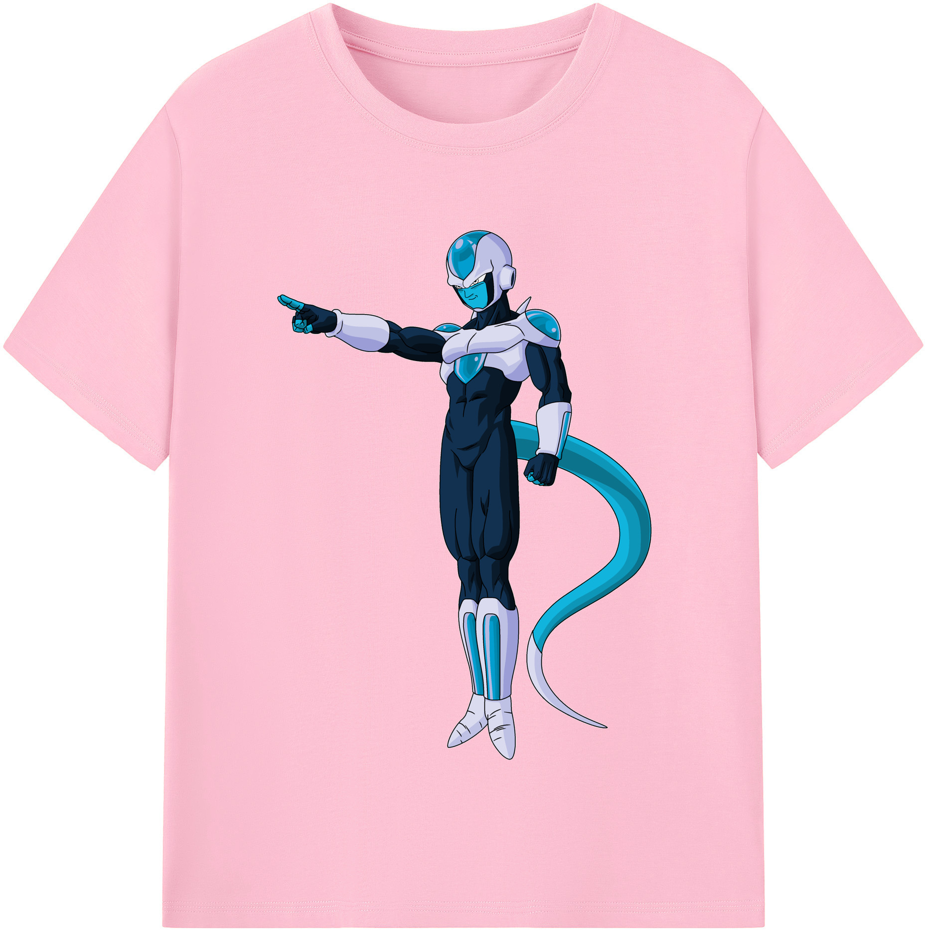 （画像用） ドラゴンボール フリーザ DRAGON BALL Frieza 綿100％半袖Tシャツ（フロントプリント）