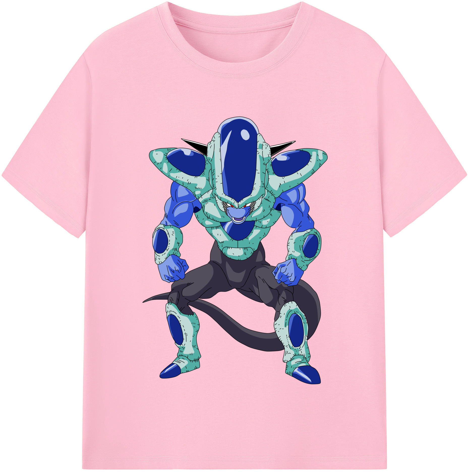 （画像用） ドラゴンボール フリーザ DRAGON BALL Frieza 綿100％半袖Tシャツ（フロントプリント）