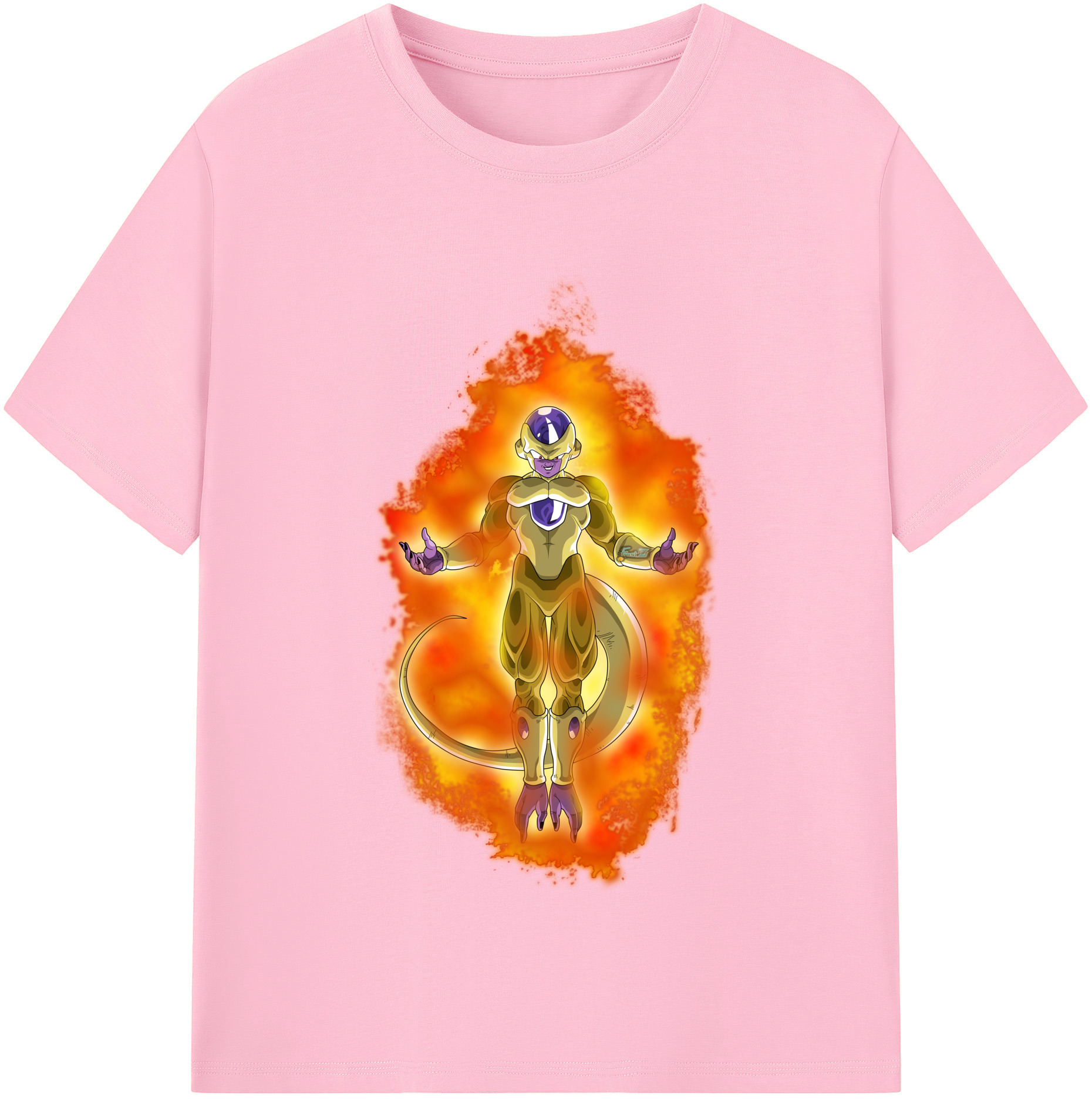 （画像用） ドラゴンボール フリーザ DRAGON BALL Frieza 綿100％半袖Tシャツ（フロントプリント）