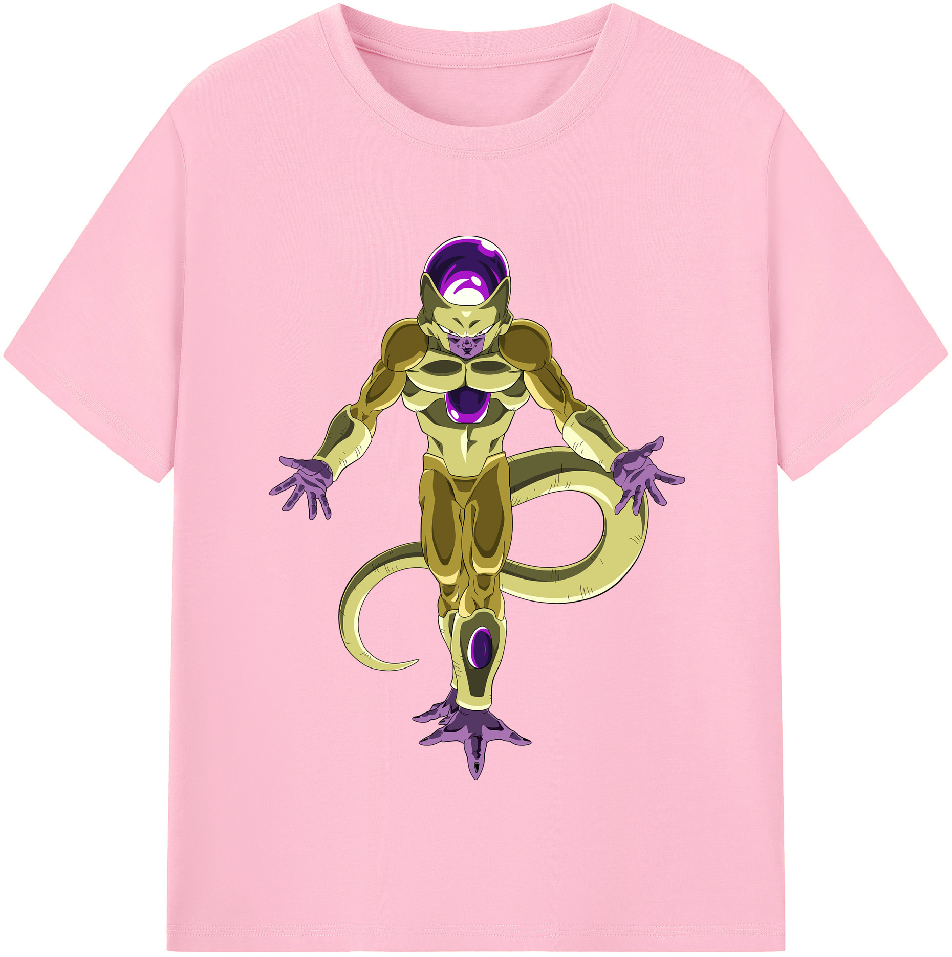 （画像用） ドラゴンボール フリーザ DRAGON BALL Frieza 綿100％半袖Tシャツ（フロントプリント）