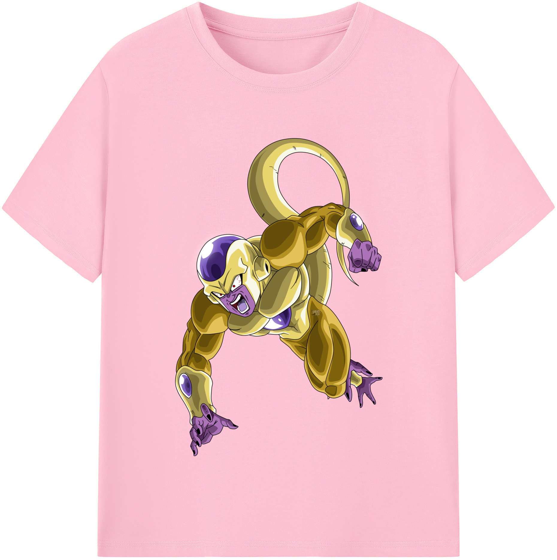 （画像用） ドラゴンボール フリーザ DRAGON BALL Frieza 綿100％半袖Tシャツ（フロントプリント）
