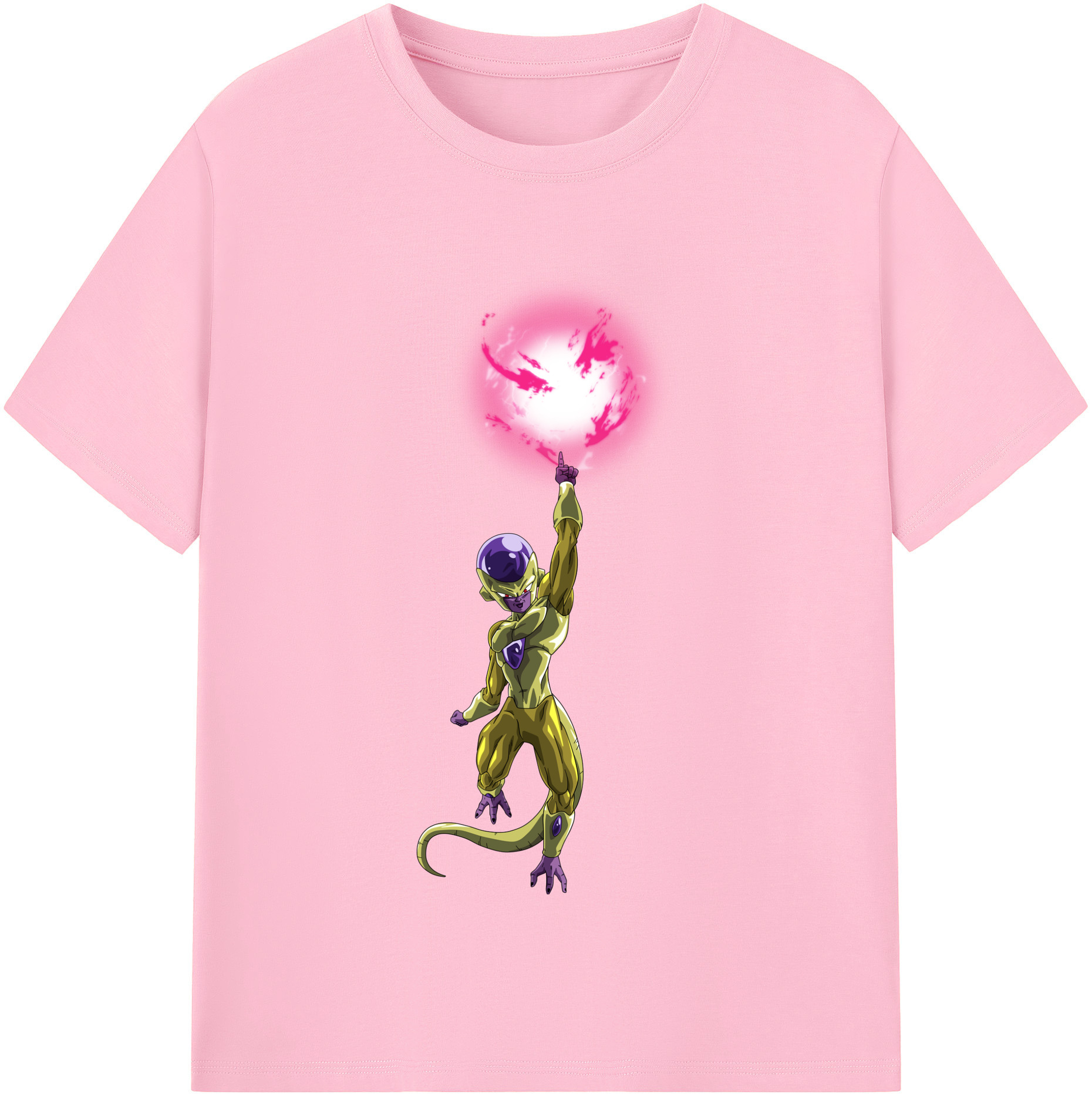 （画像用） ドラゴンボール フリーザ DRAGON BALL Frieza 綿100％半袖Tシャツ（フロントプリント）