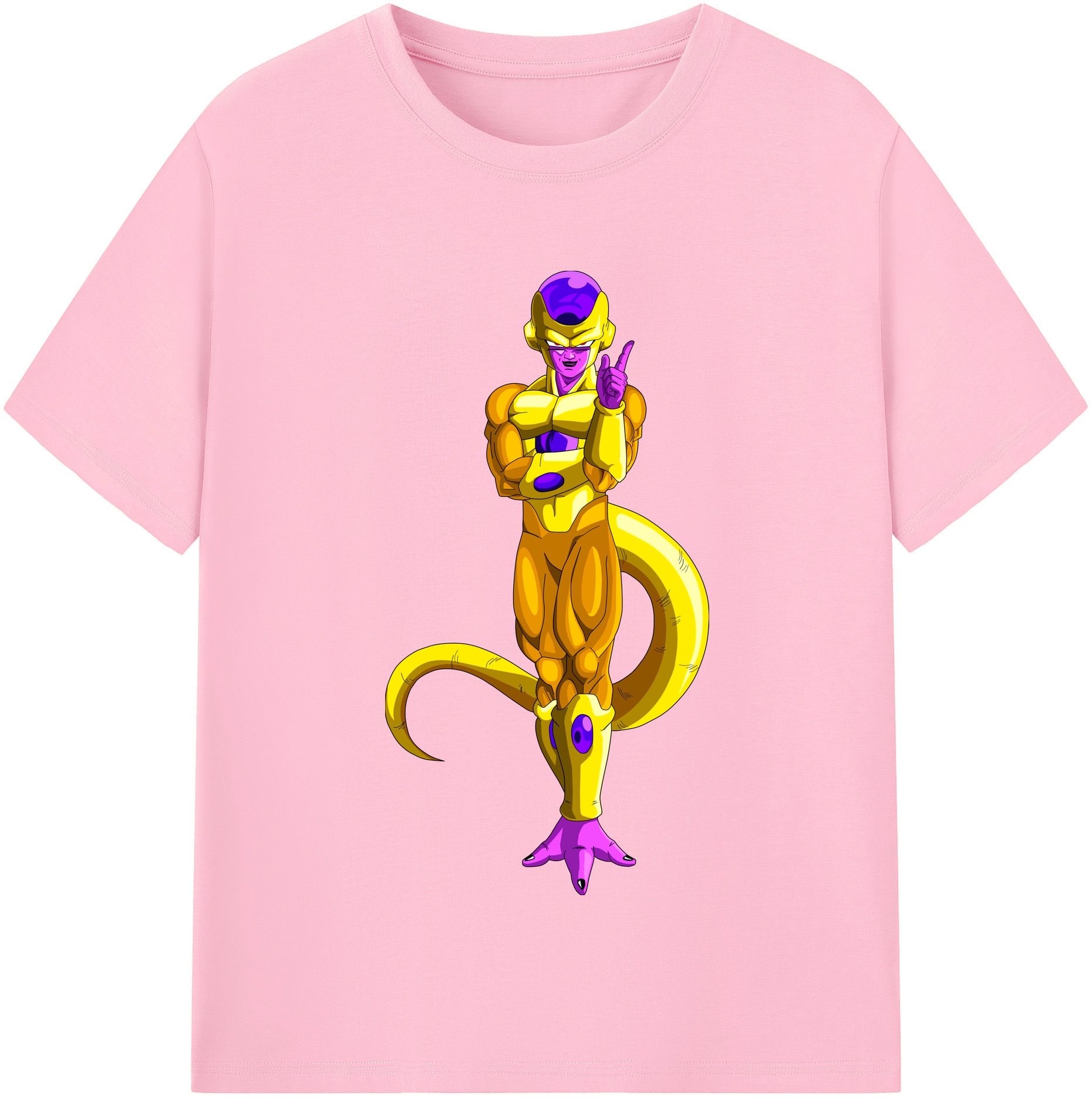 （画像用） ドラゴンボール フリーザ DRAGON BALL Frieza 綿100％半袖Tシャツ（フロントプリント）