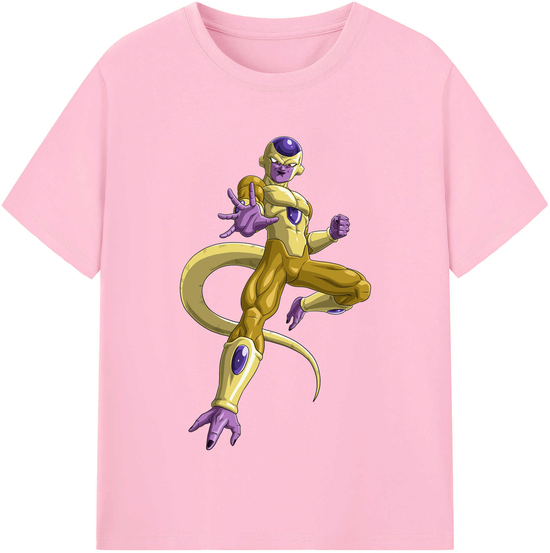 （画像用） ドラゴンボール フリーザ DRAGON BALL Frieza 綿100％半袖Tシャツ（フロントプリント）