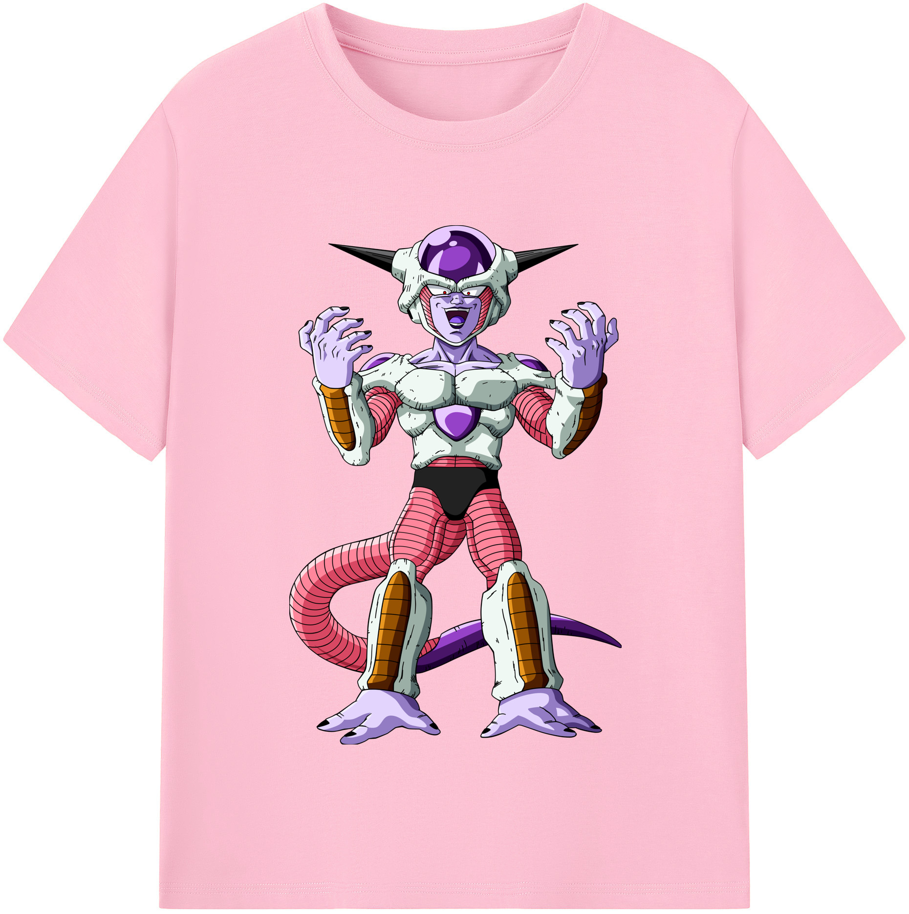 （画像用） ドラゴンボール フリーザ DRAGON BALL Frieza 綿100％半袖Tシャツ（フロントプリント）