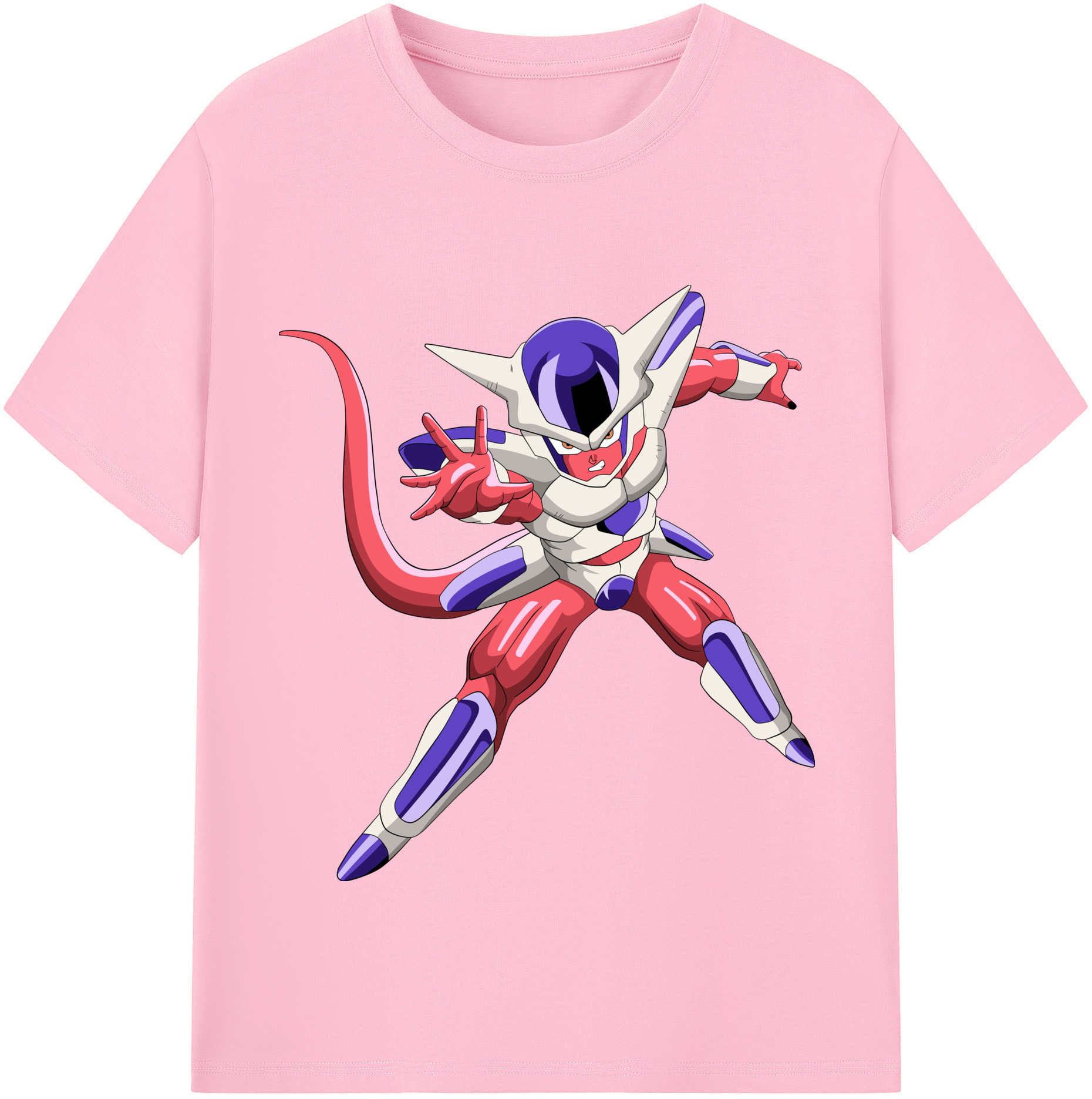（画像用） ドラゴンボール フリーザ DRAGON BALL Frieza 綿100％半袖Tシャツ（フロントプリント）