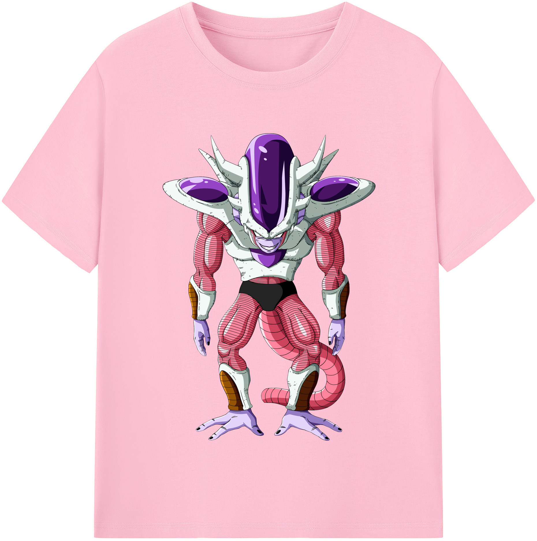 （画像用） ドラゴンボール フリーザ DRAGON BALL Frieza 綿100％半袖Tシャツ（フロントプリント）