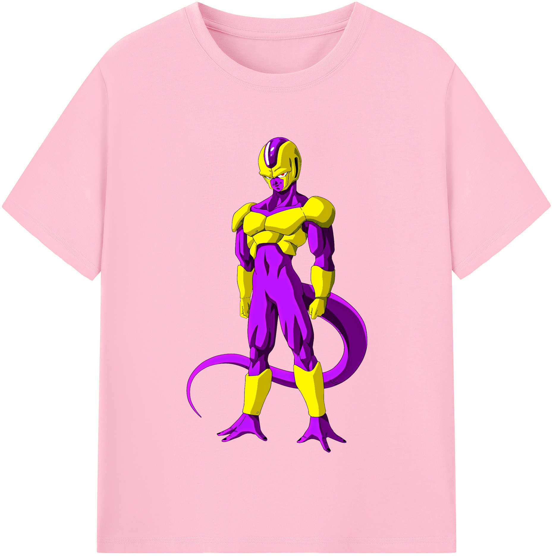 （画像用） ドラゴンボール フリーザ DRAGON BALL Frieza 綿100％半袖Tシャツ（フロントプリント）