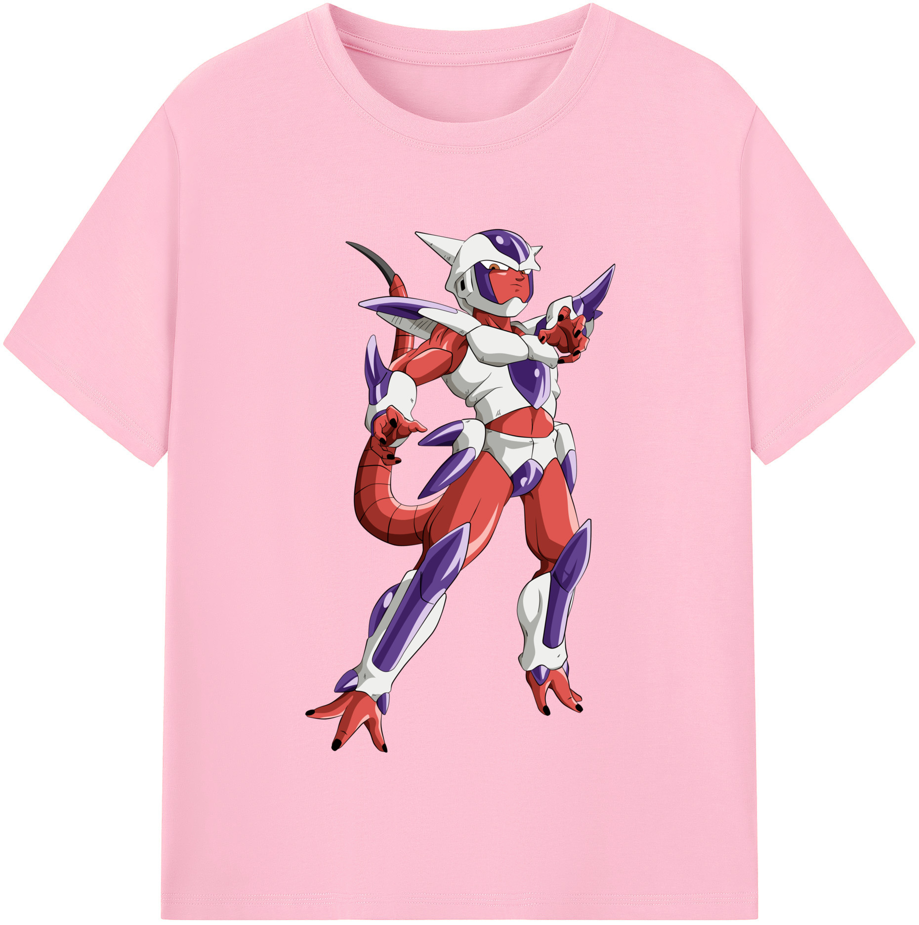 （画像用） ドラゴンボール フリーザ DRAGON BALL Frieza 綿100％半袖Tシャツ（フロントプリント）