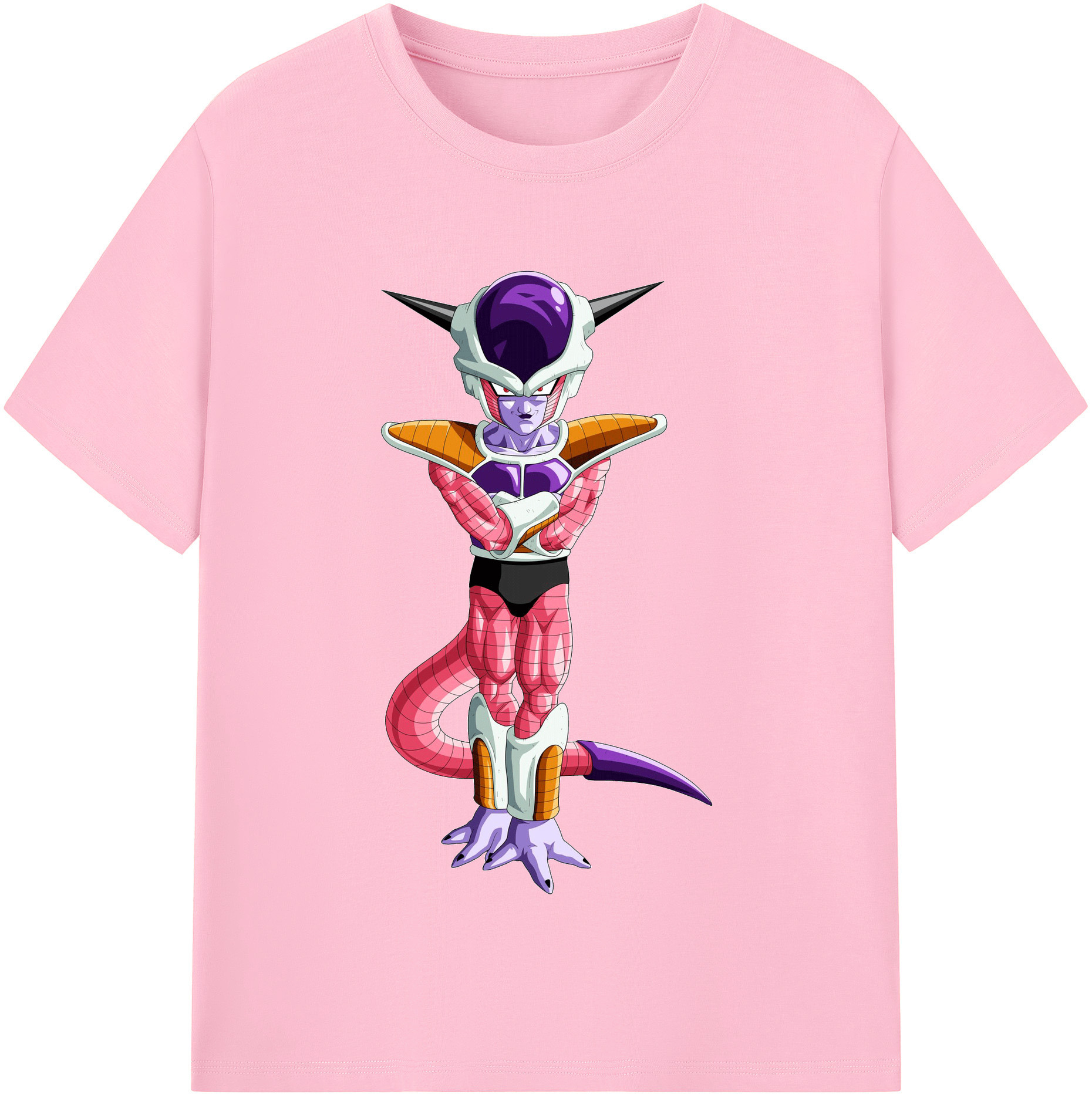 （画像用） ドラゴンボール フリーザ DRAGON BALL Frieza 綿100％半袖Tシャツ（フロントプリント）