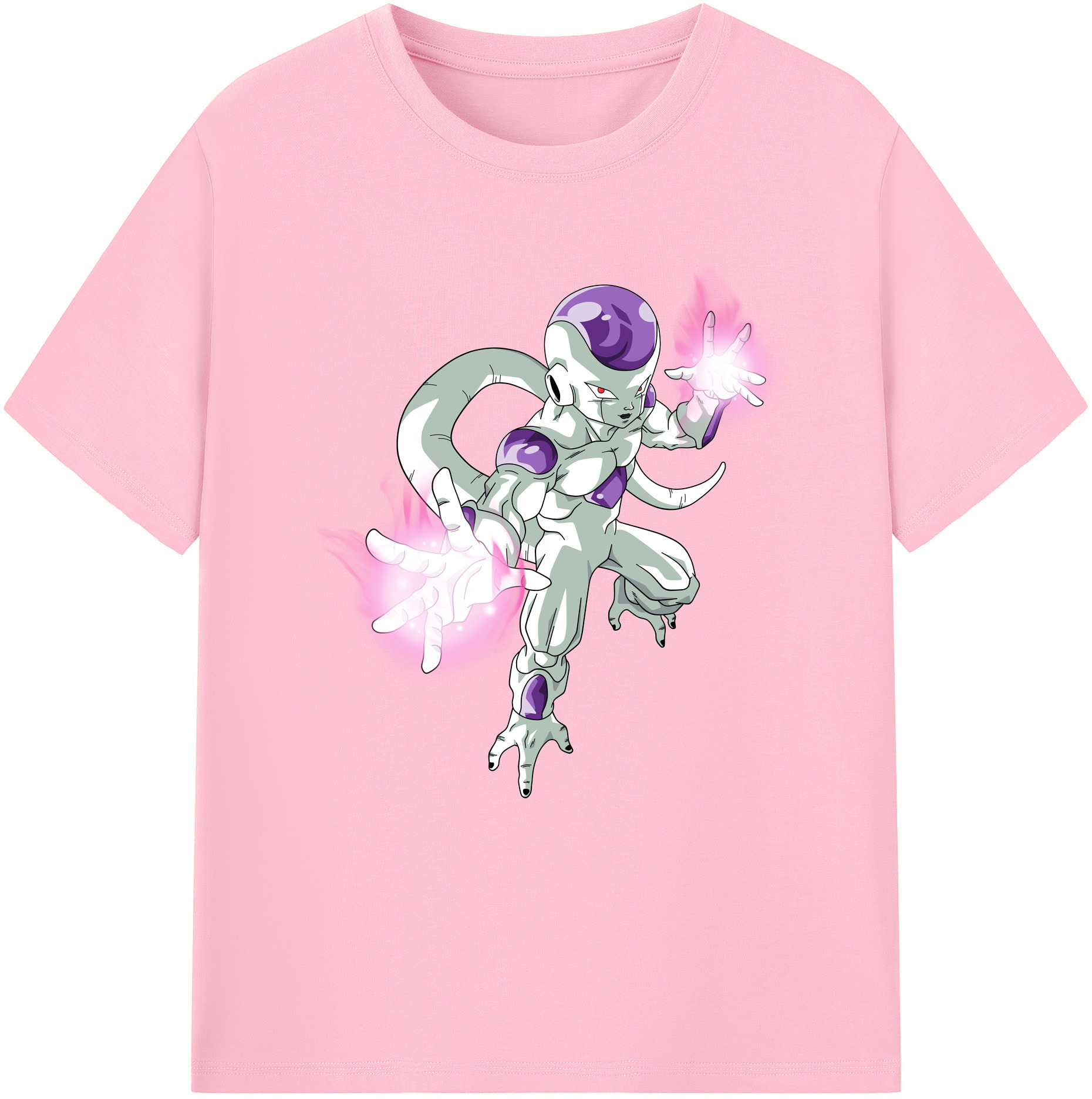 （画像用） ドラゴンボール フリーザ DRAGON BALL Frieza 綿100％半袖Tシャツ（フロントプリント）