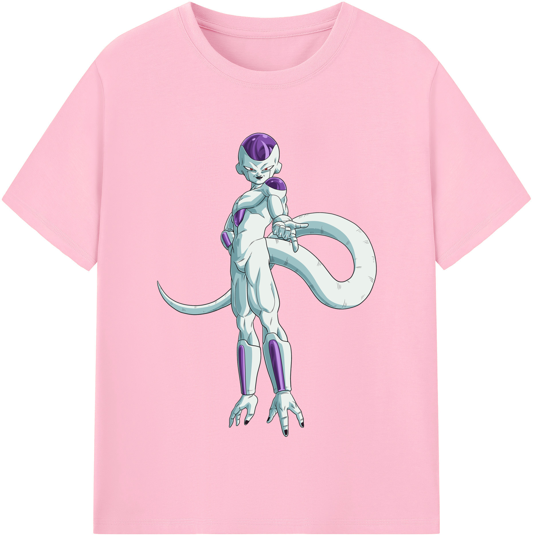 （画像用） ドラゴンボール フリーザ DRAGON BALL Frieza 綿100％半袖Tシャツ（フロントプリント）