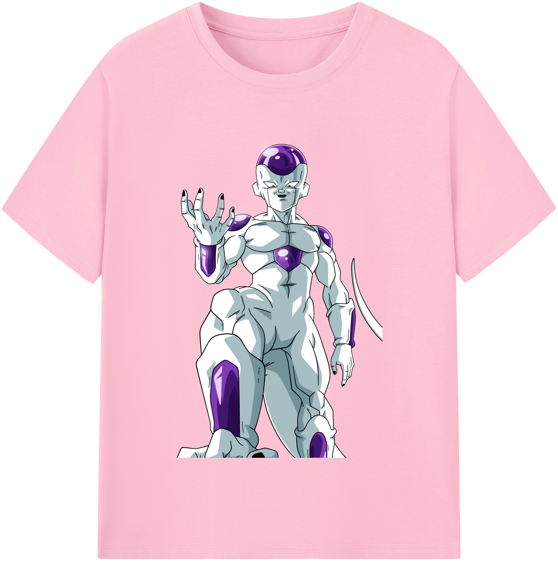 （画像用） ドラゴンボール フリーザ DRAGON BALL Frieza 綿100％半袖Tシャツ（フロントプリント）