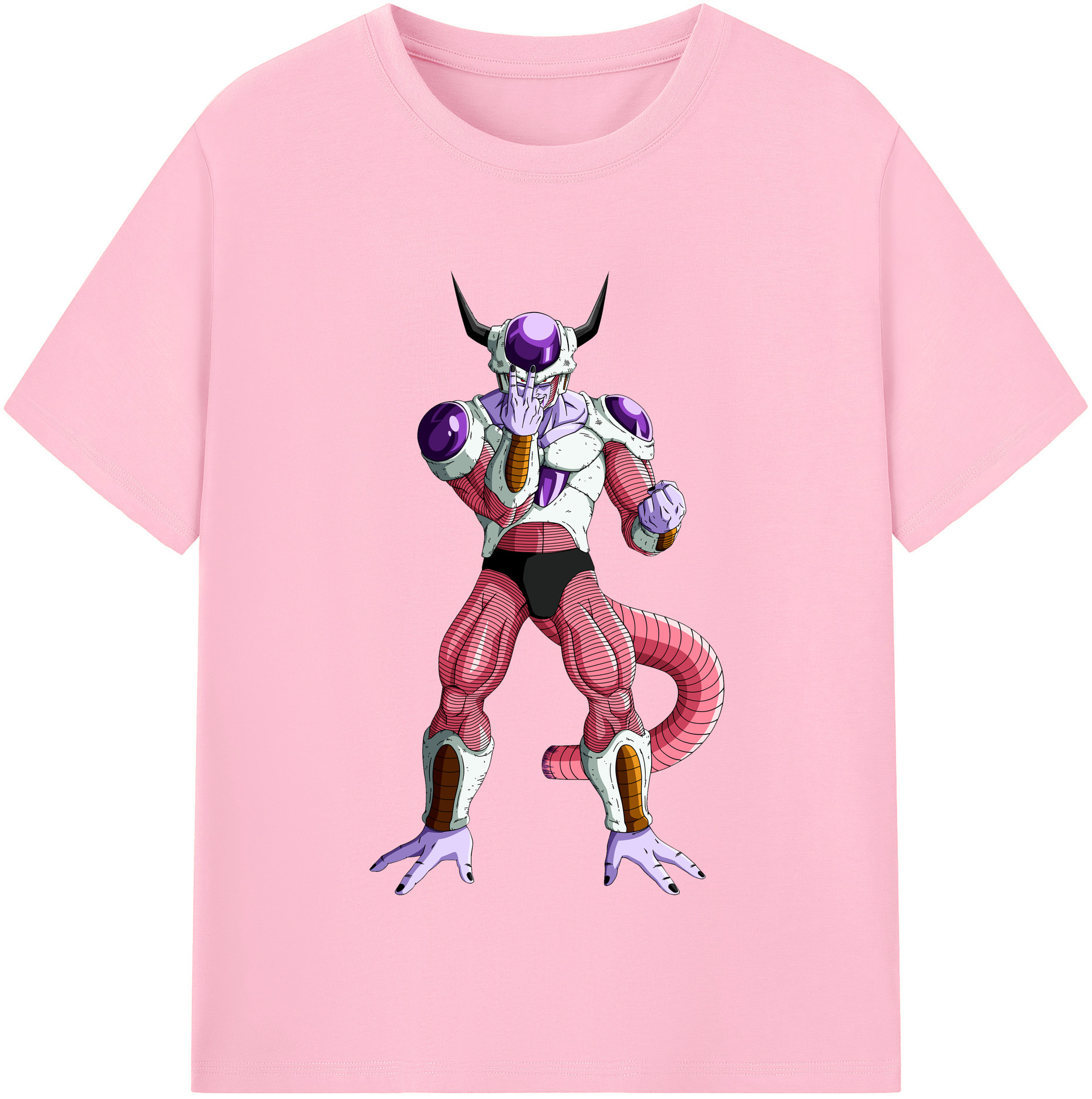 （画像用） ドラゴンボール フリーザ DRAGON BALL Frieza 綿100％半袖Tシャツ（フロントプリント）