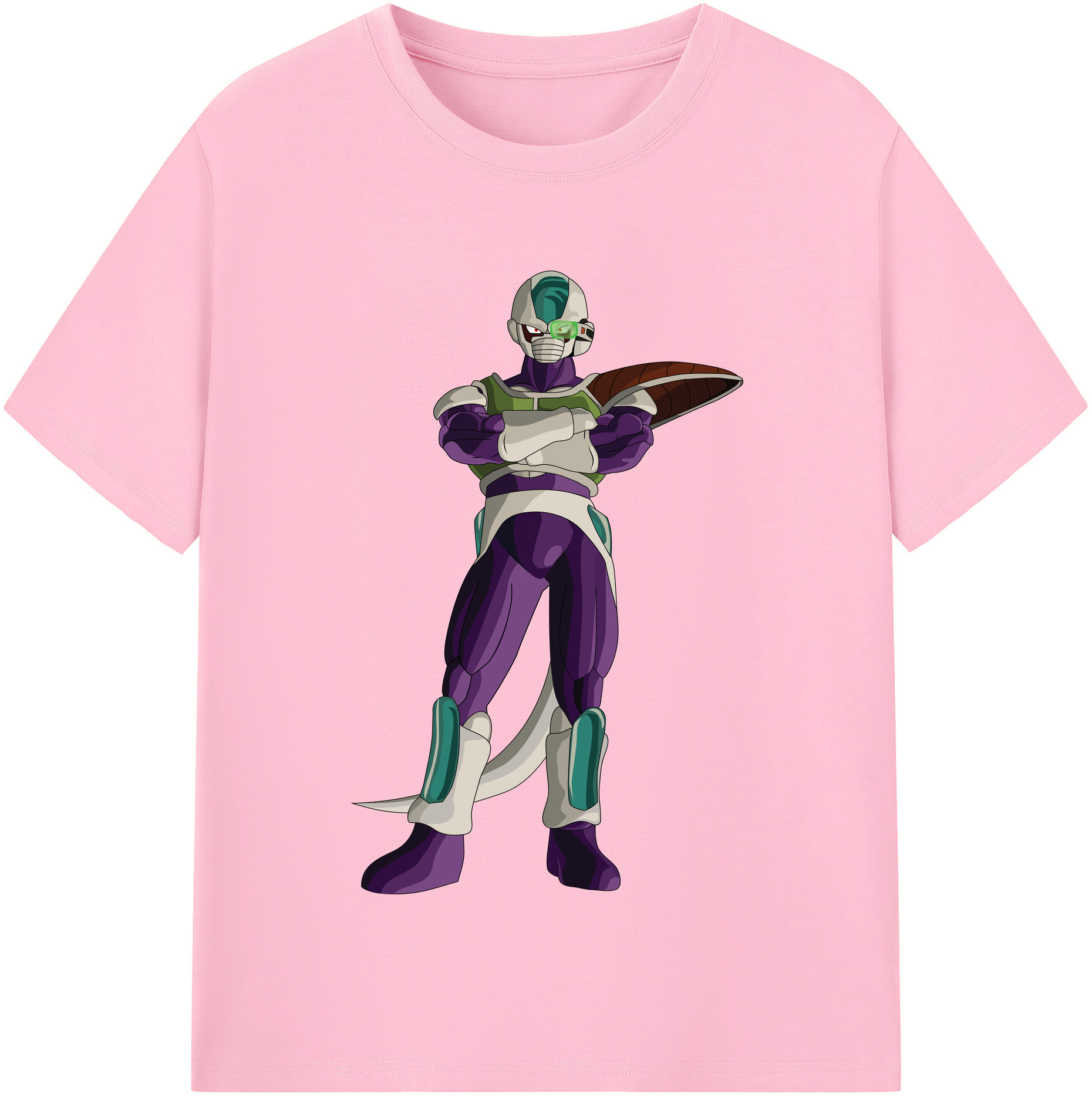 （画像用） ドラゴンボール フリーザ DRAGON BALL Frieza 綿100％半袖Tシャツ（フロントプリント）