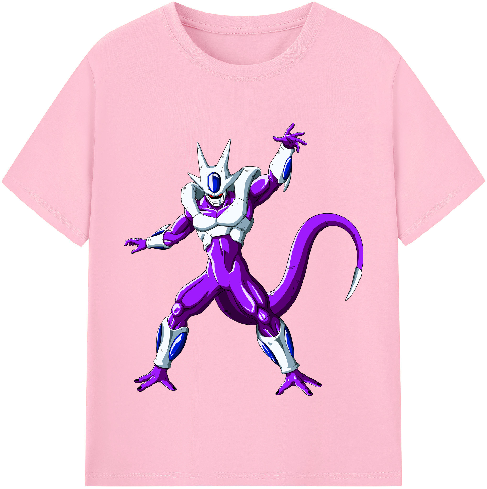 （画像用） ドラゴンボール クウラ DRAGON BALL Cooler Coora 綿100％半袖Tシャツ（フロントプリント）