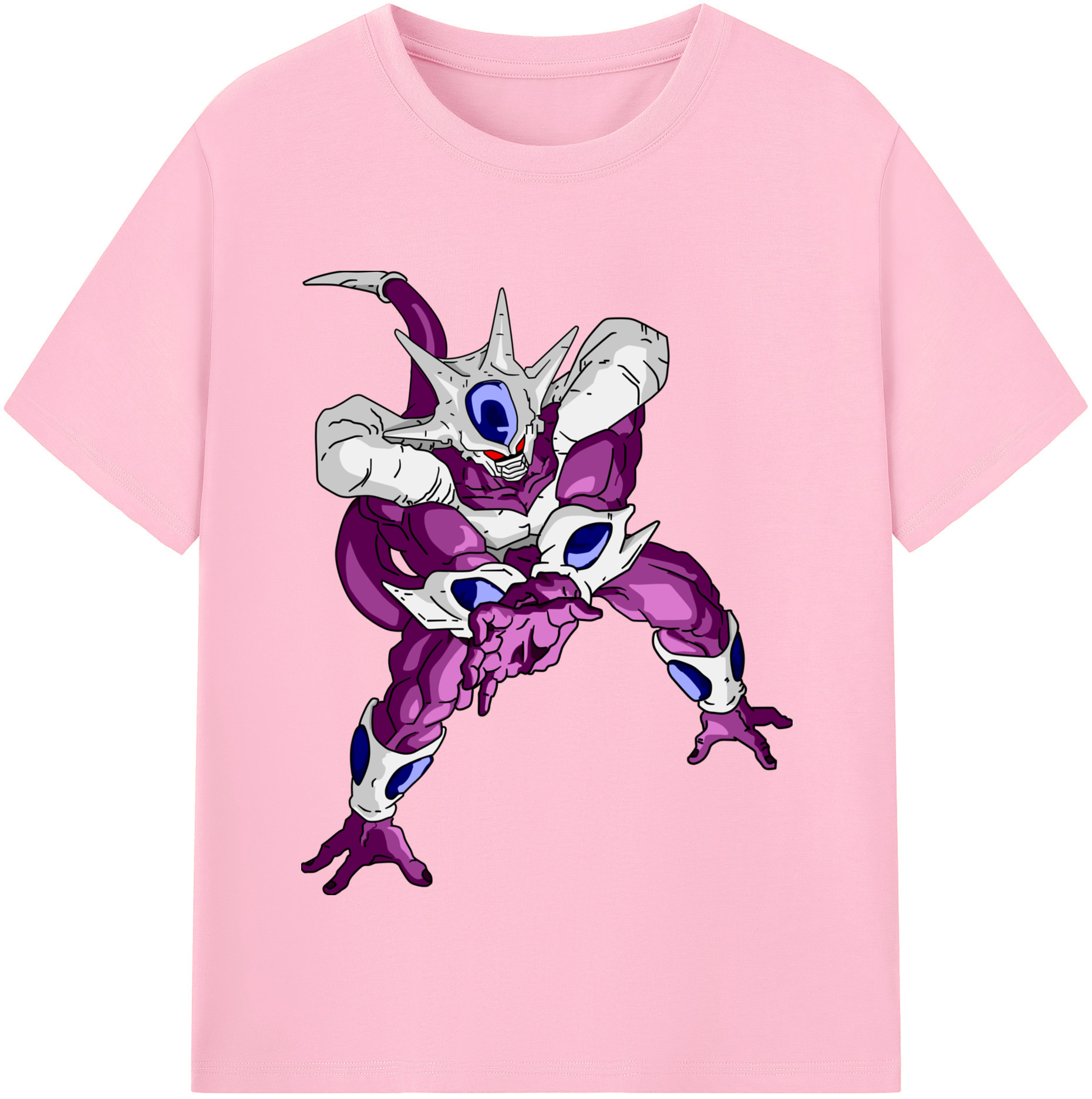 （画像用） ドラゴンボール クウラ DRAGON BALL Cooler Coora 綿100％半袖Tシャツ（フロントプリント）