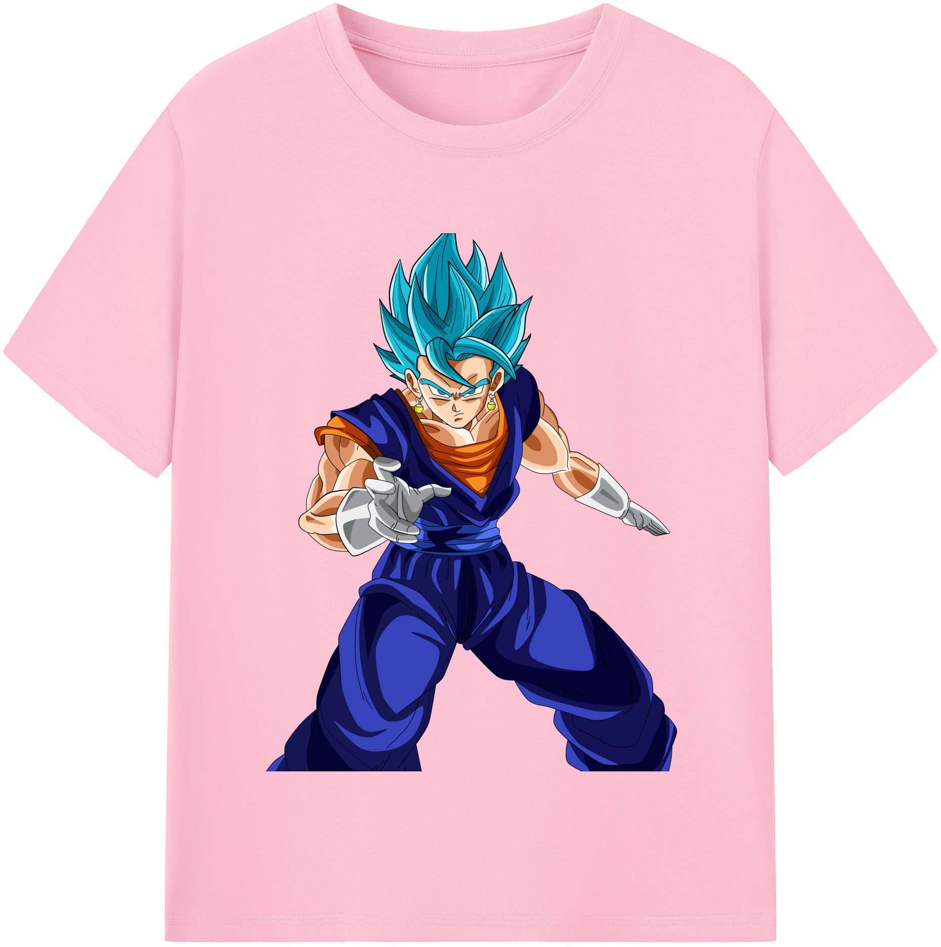 （画像用） ドラゴンボール ベジット DRAGON BALL Vegetto 綿100％半袖Tシャツ（フロントプリント）