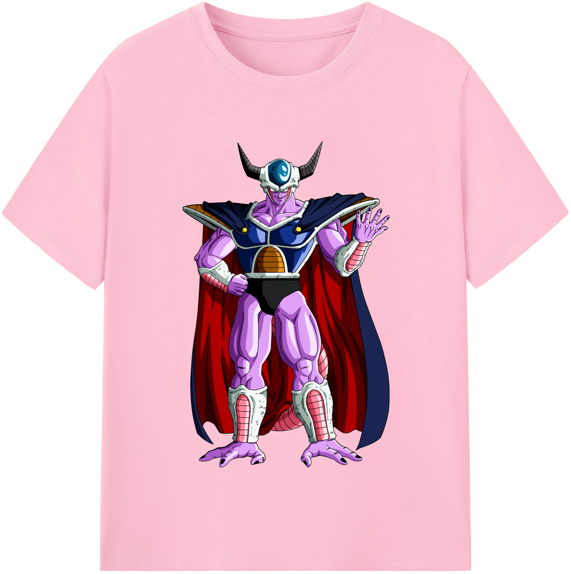 （画像用） ドラゴンボール コルド大王 DRAGON BALL King Cold 綿100％半袖Tシャツ（フロントプリント）