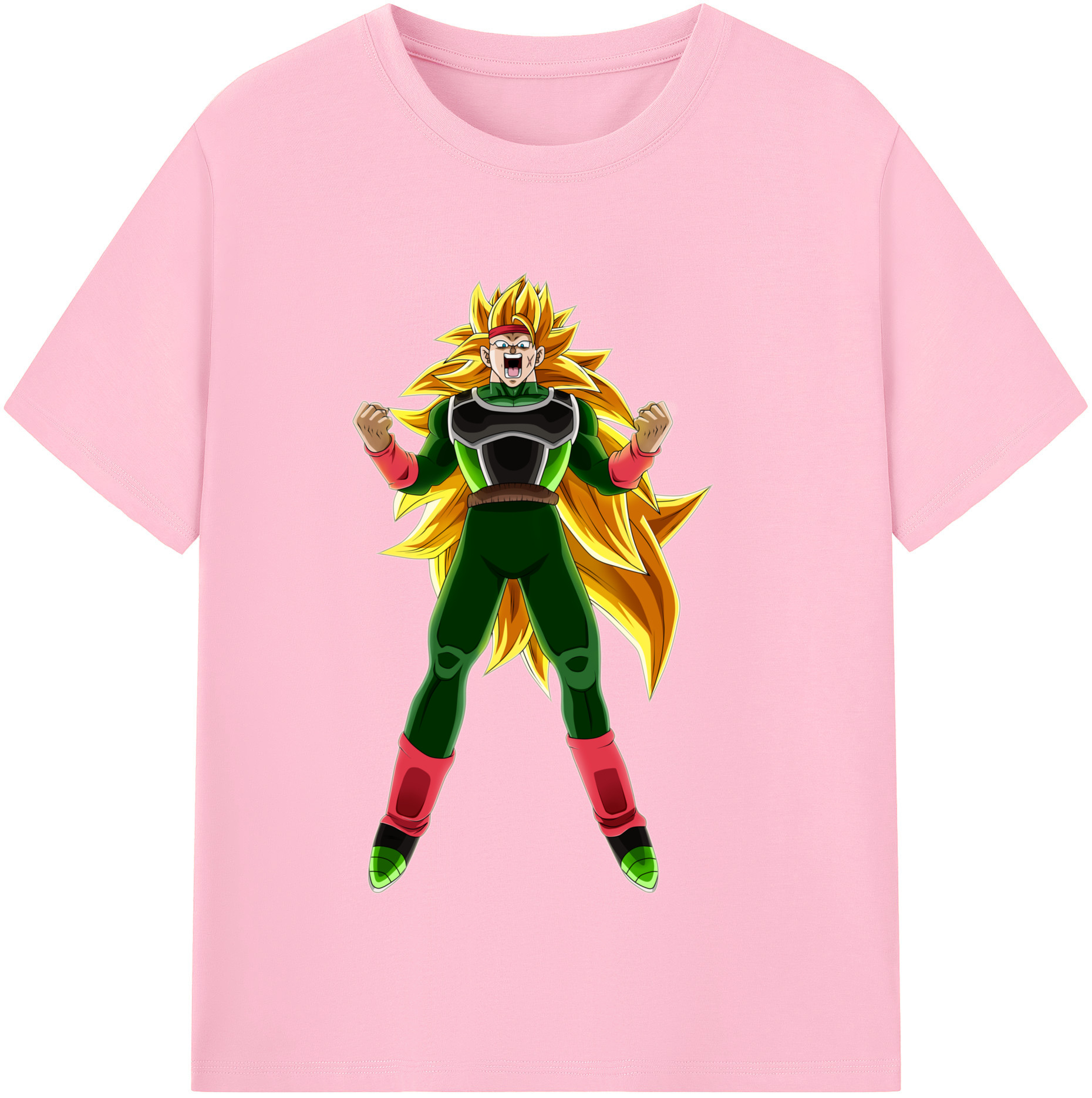 （画像用） ドラゴンボール ブロリー DRAGON BALL Broli 綿100％半袖Tシャツ（フロントプリント）