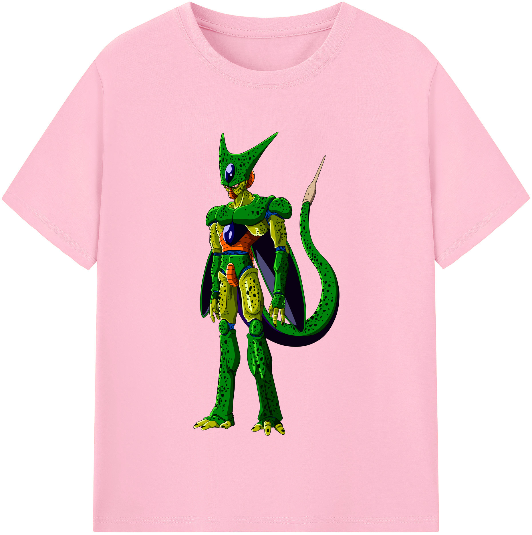 （画像用） ドラゴンボール セル DRAGON BALL Cell 綿100％半袖Tシャツ（フロントプリント）