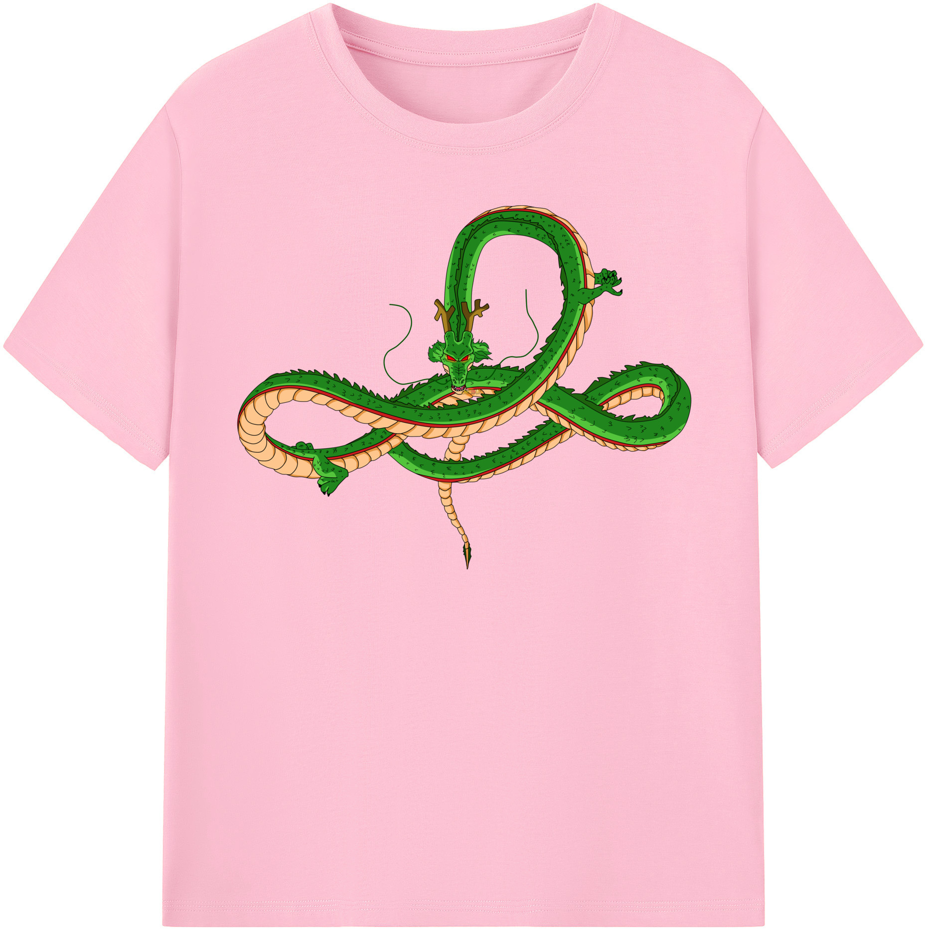 （画像用） ドラゴンボール 神龍 シェンロン DRAGON BALL Shenron 綿100％半袖Tシャツ（フロントプリント）