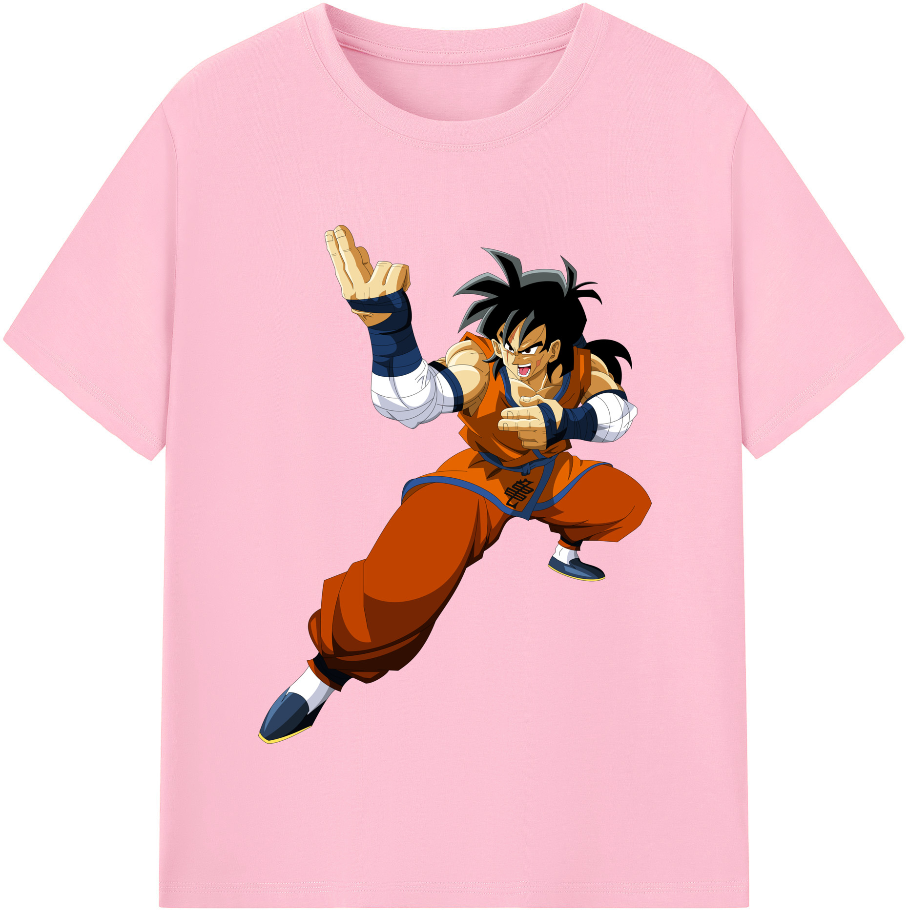 （画像用） ドラゴンボール ヤムチャ DRAGON BALL Yamcha 綿100％半袖Tシャツ（フロントプリント）