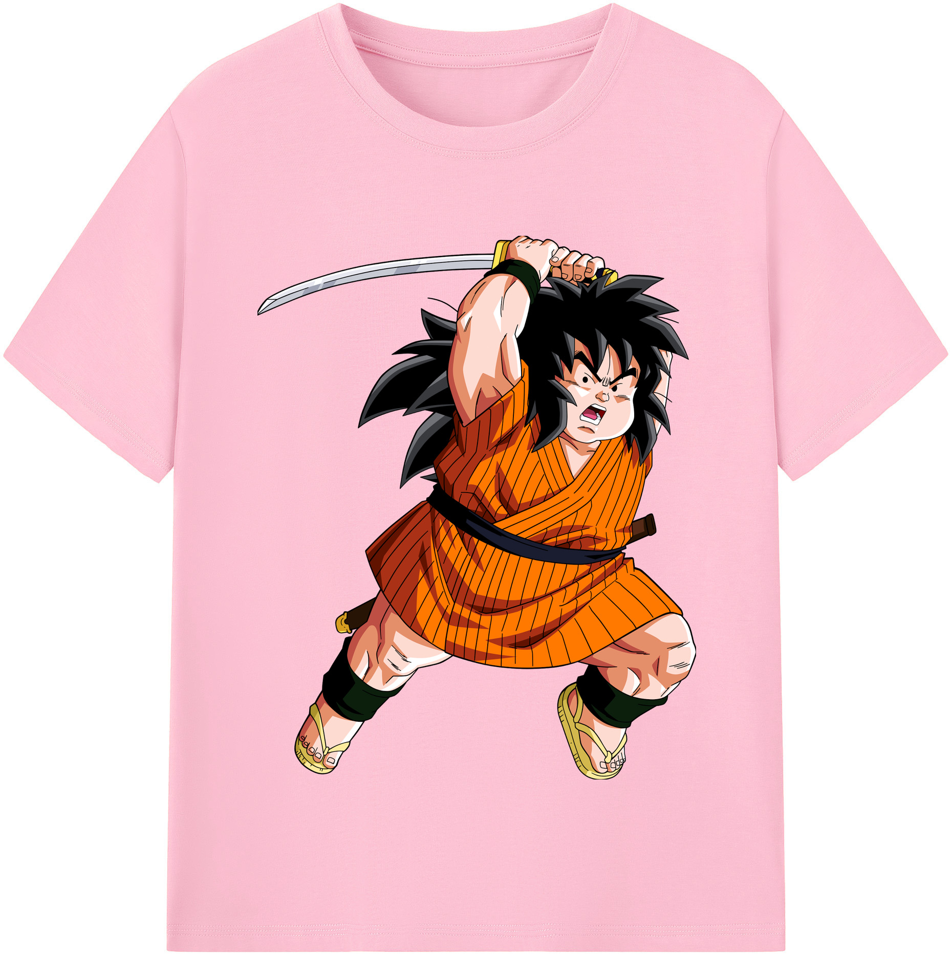 （画像用） ドラゴンボール やじろべえ DRAGON BALL Yajirobe 綿100％半袖Tシャツ（フロントプリント）