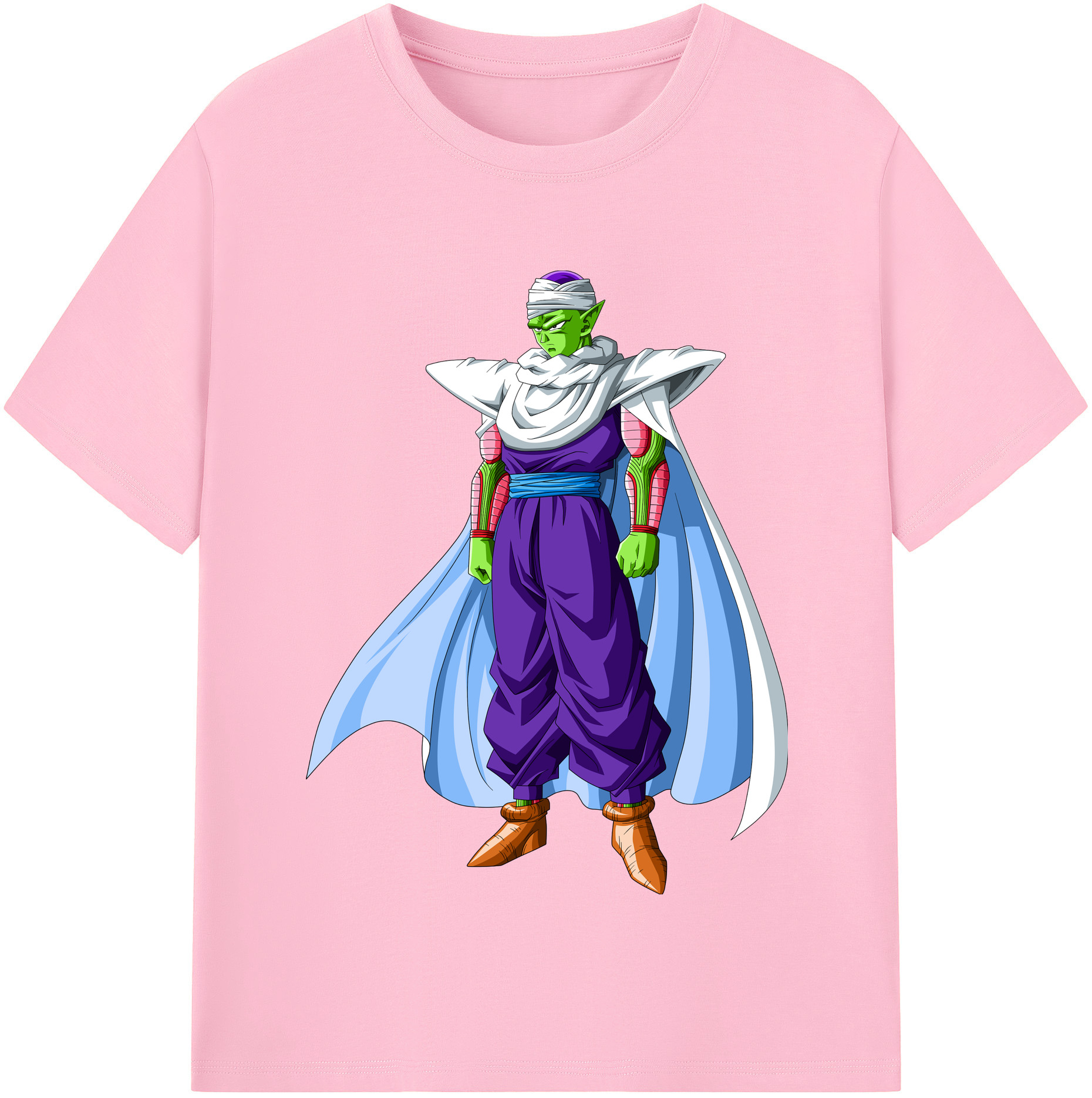 （画像用） ドラゴンボール ピッコロ DRAGON BALL Piccolo 綿100％半袖Tシャツ（フロントプリント）