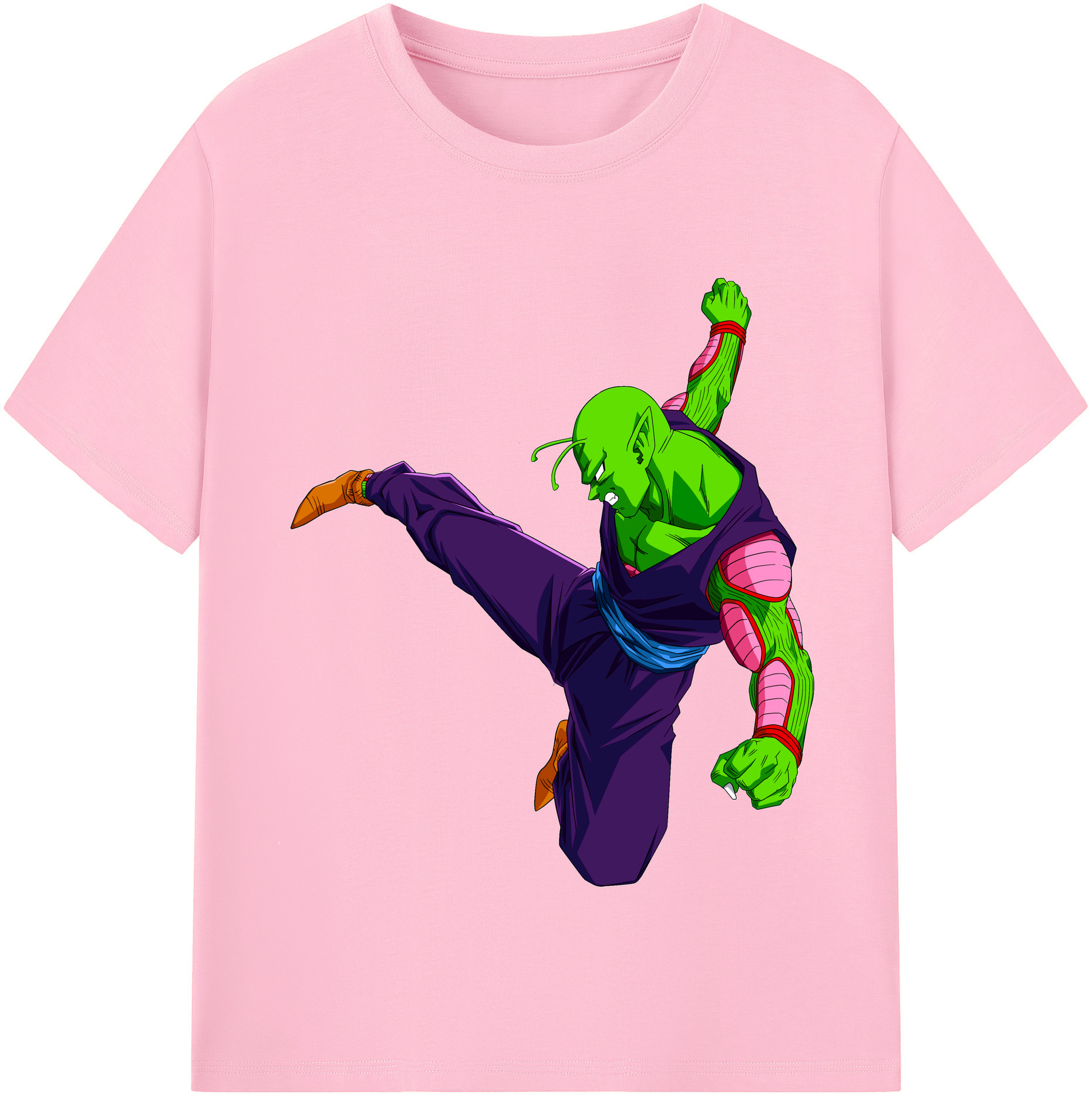 （画像用） ドラゴンボール ピッコロ DRAGON BALL Piccolo 綿100％半袖Tシャツ（フロントプリント）