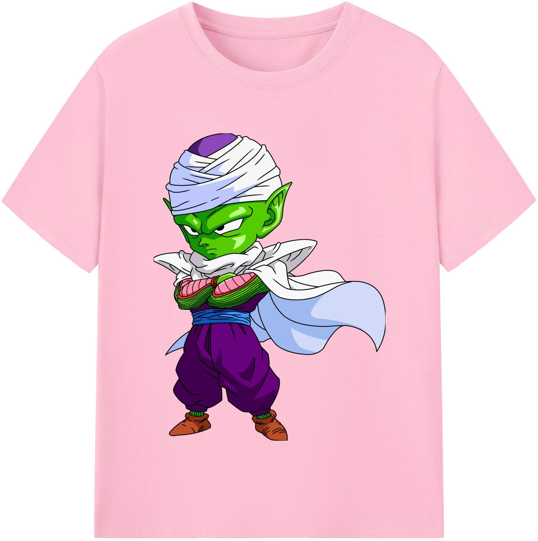 （画像用） ドラゴンボール ピッコロ DRAGON BALL Piccolo 綿100％半袖Tシャツ（フロントプリント）