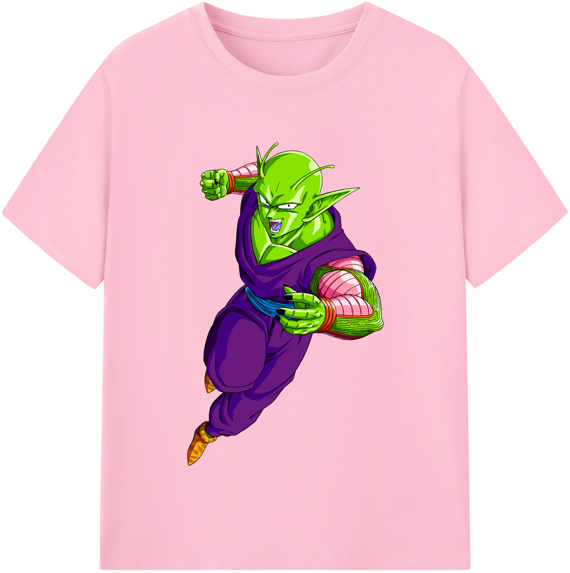 （画像用） ドラゴンボール ピッコロ DRAGON BALL Piccolo 綿100％半袖Tシャツ（フロントプリント）