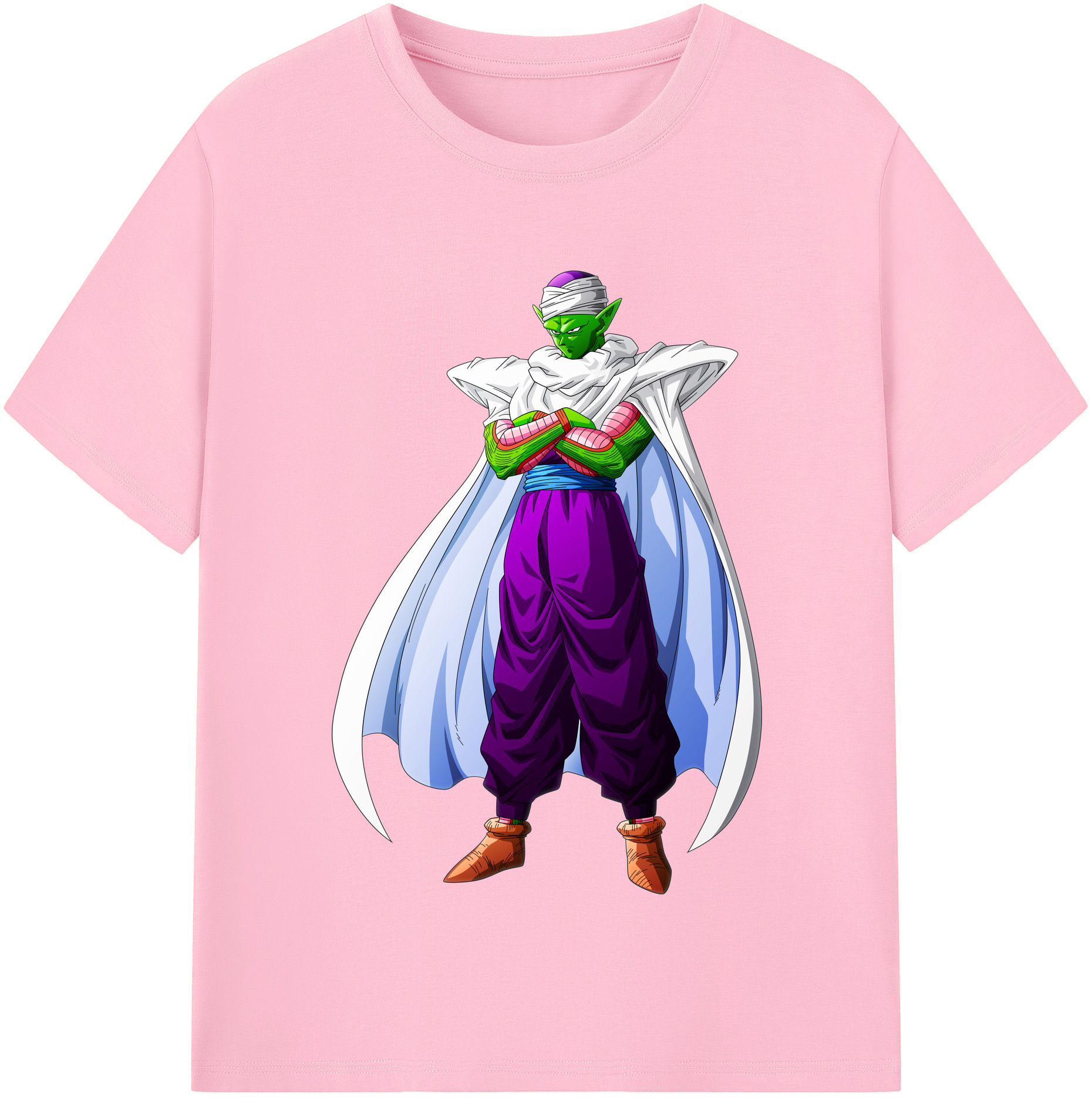 （画像用） ドラゴンボール ピッコロ DRAGON BALL Piccolo 綿100％半袖Tシャツ（フロントプリント）