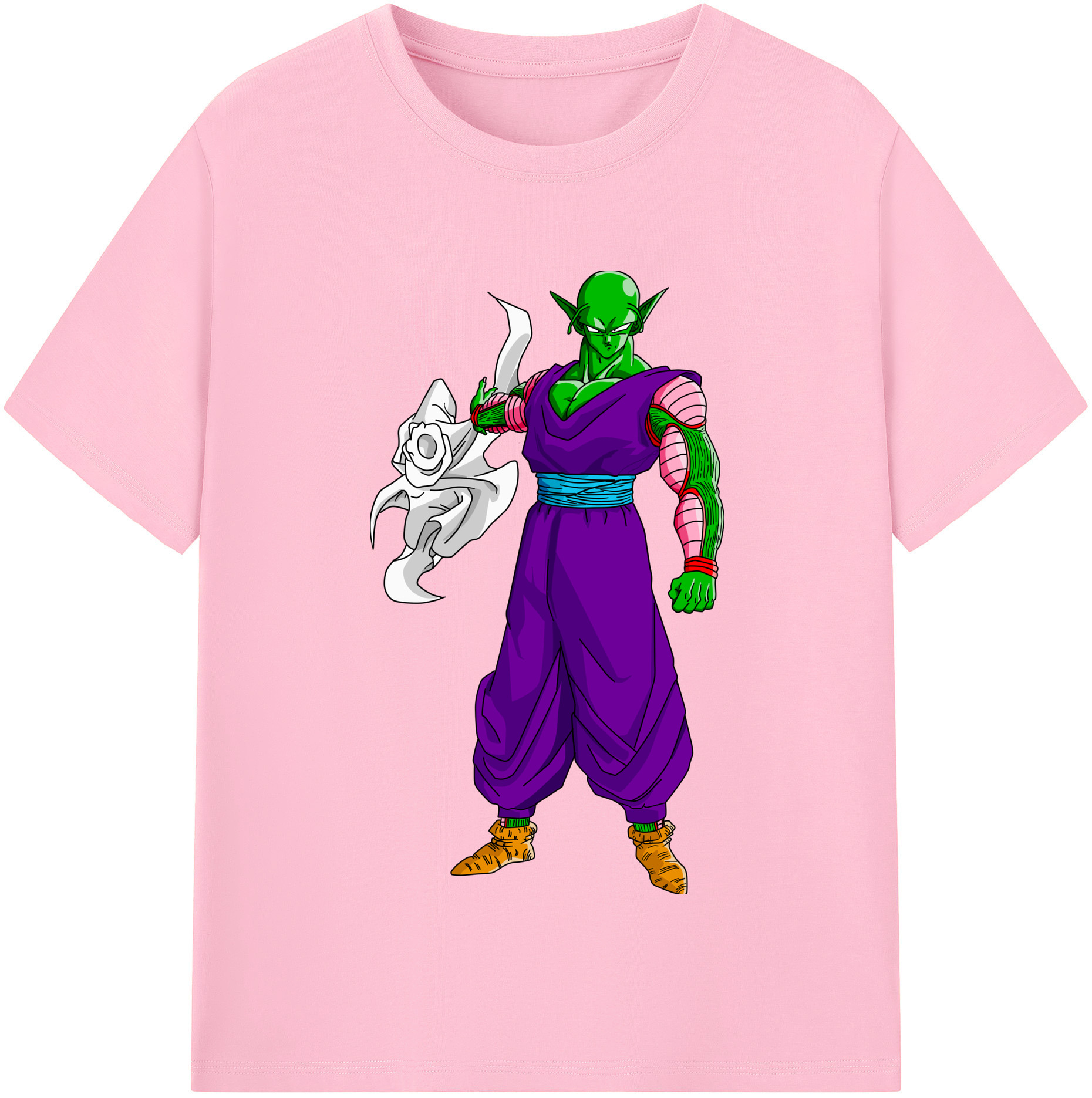 （画像用） ドラゴンボール ピッコロ DRAGON BALL Piccolo 綿100％半袖Tシャツ（フロントプリント）