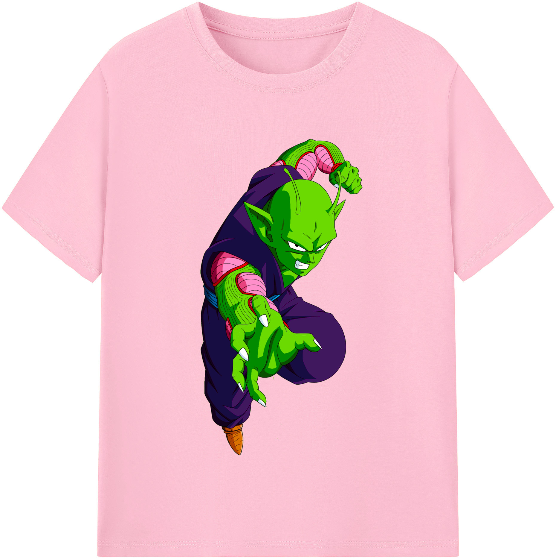 （画像用） ドラゴンボール ピッコロ DRAGON BALL Piccolo 綿100％半袖Tシャツ（フロントプリント）