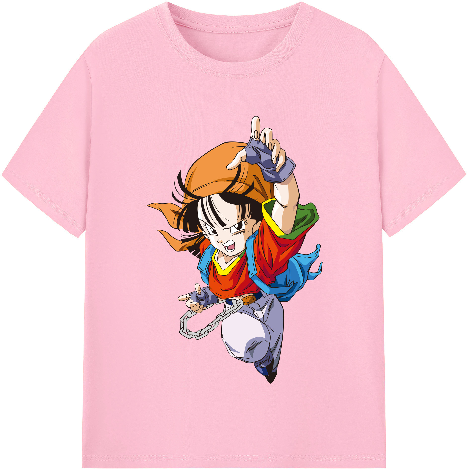 （画像用） ドラゴンボール パン DRAGON BALL Pan 綿100％半袖Tシャツ（フロントプリント）