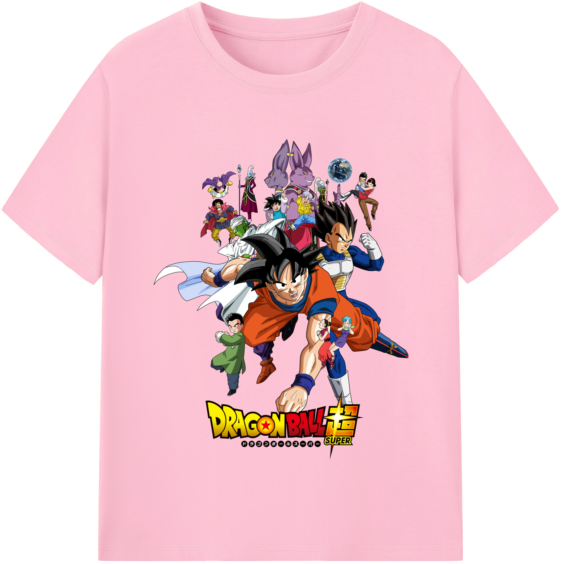 （画像用） ドラゴンボール DRAGON BALL 綿100％半袖Tシャツ（フロントプリント）