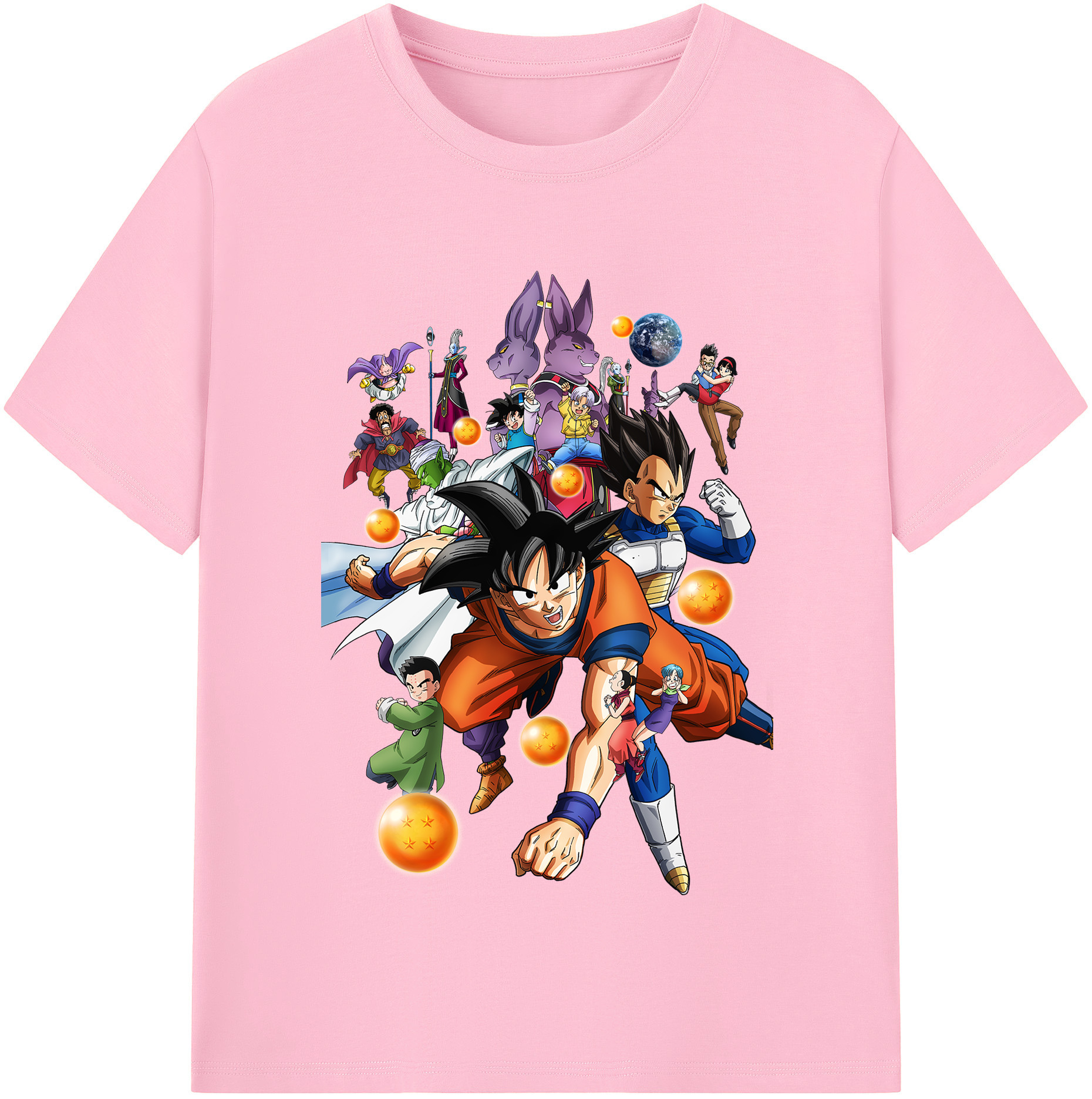 （画像用） ドラゴンボール DRAGON BALL 綿100％半袖Tシャツ（フロントプリント）
