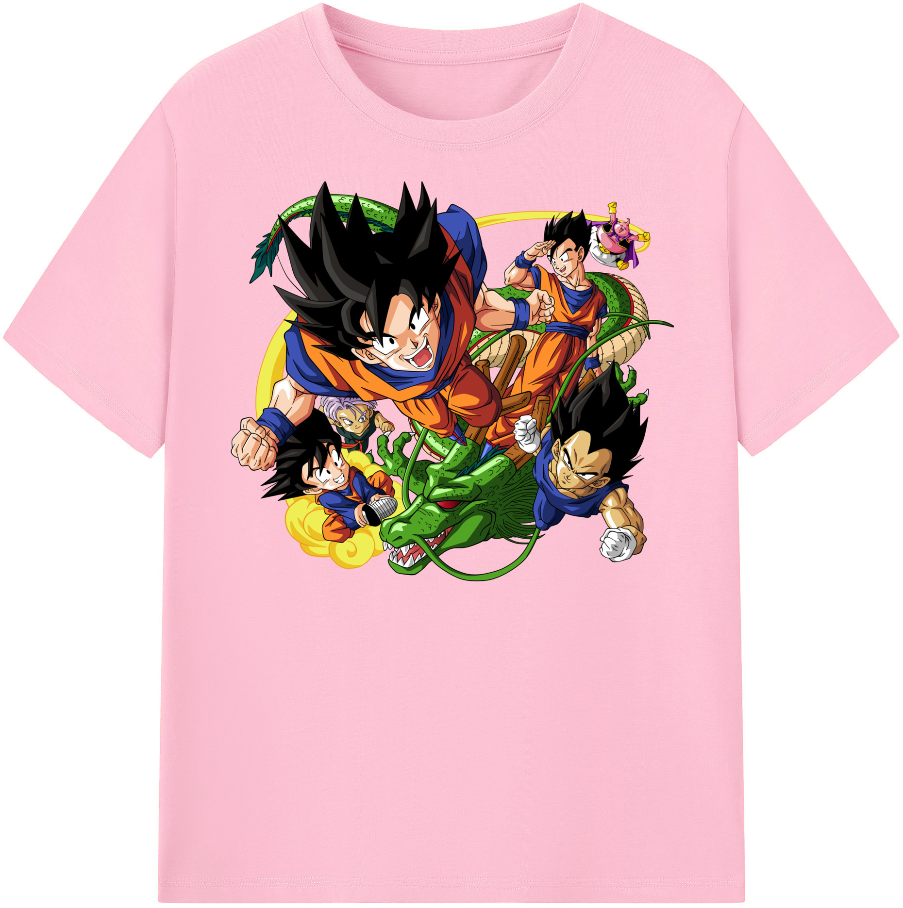 （画像用） ドラゴンボール DRAGON BALL 綿100％半袖Tシャツ（フロントプリント）