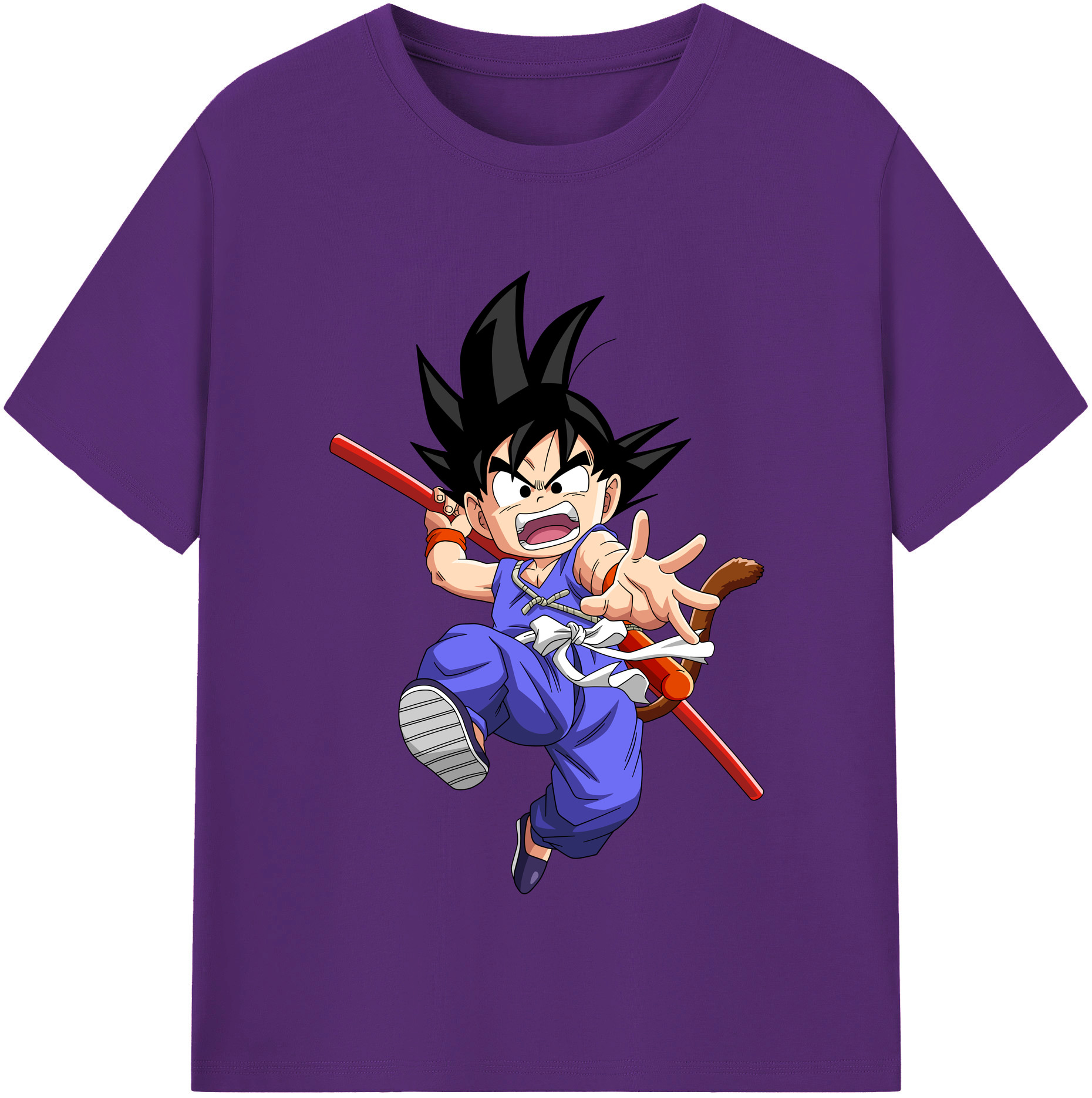 （画像用） ドラゴンボール 孫悟空（そん ごくう）Son Goku カカロット DRAGON BALL Kakarotto 綿100％半袖Tシャツ（フロントプリント）